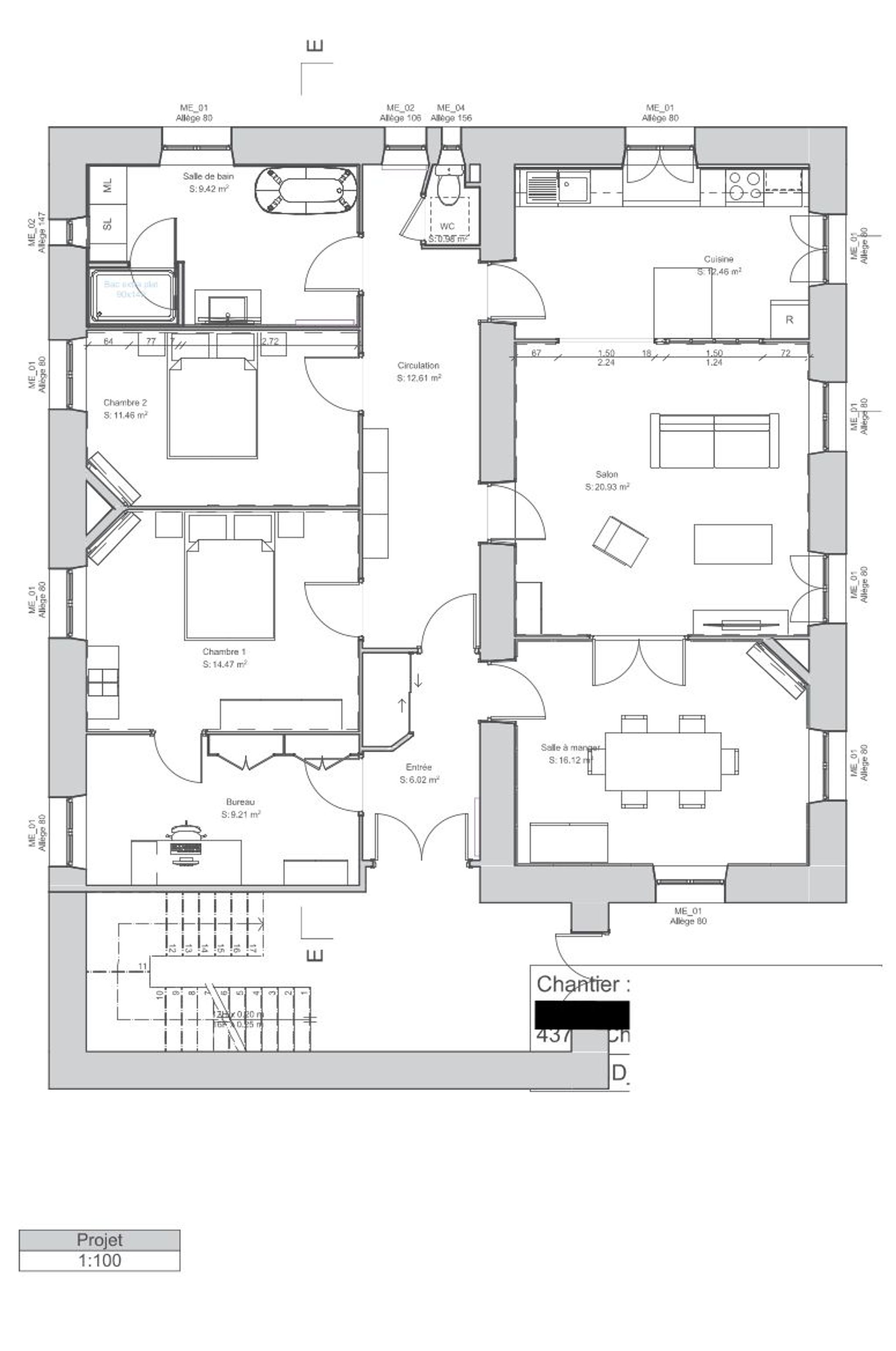 plan appratement Simple-1