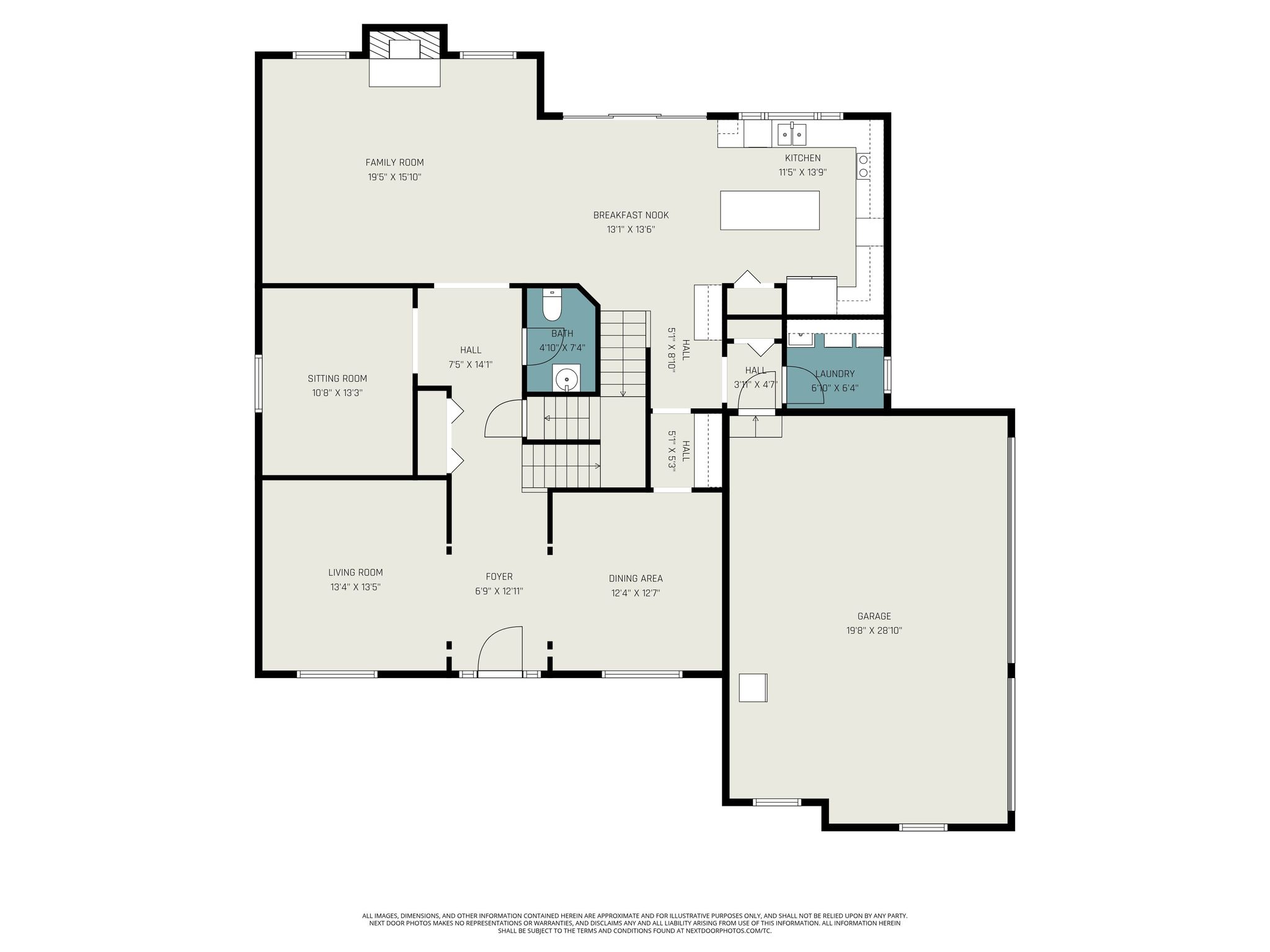Entry level floor plan