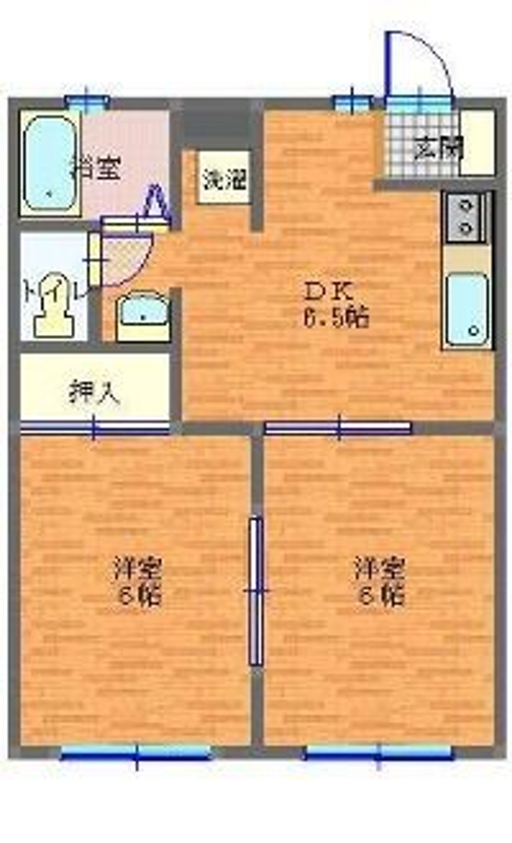 ミサワ長木　　　　アパートメント1-3号室