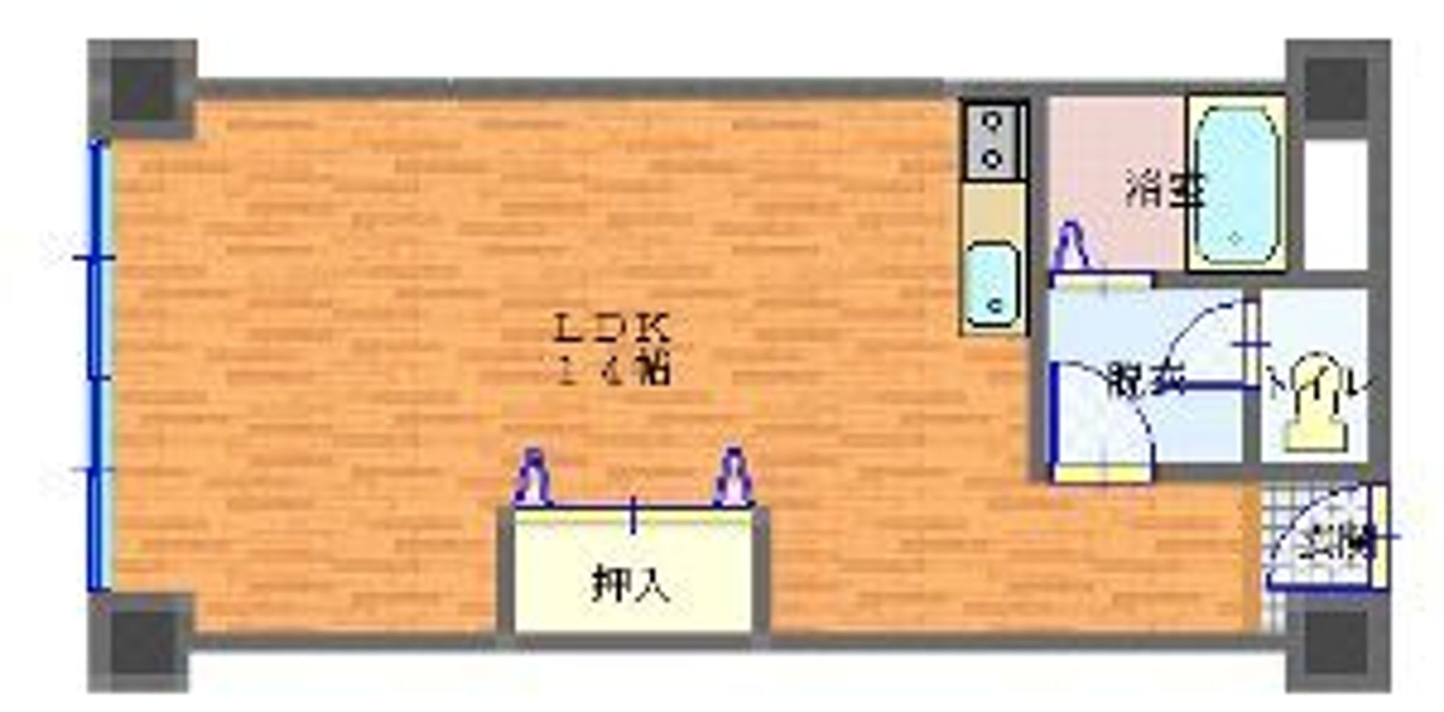 ヴィラ天領　213号室