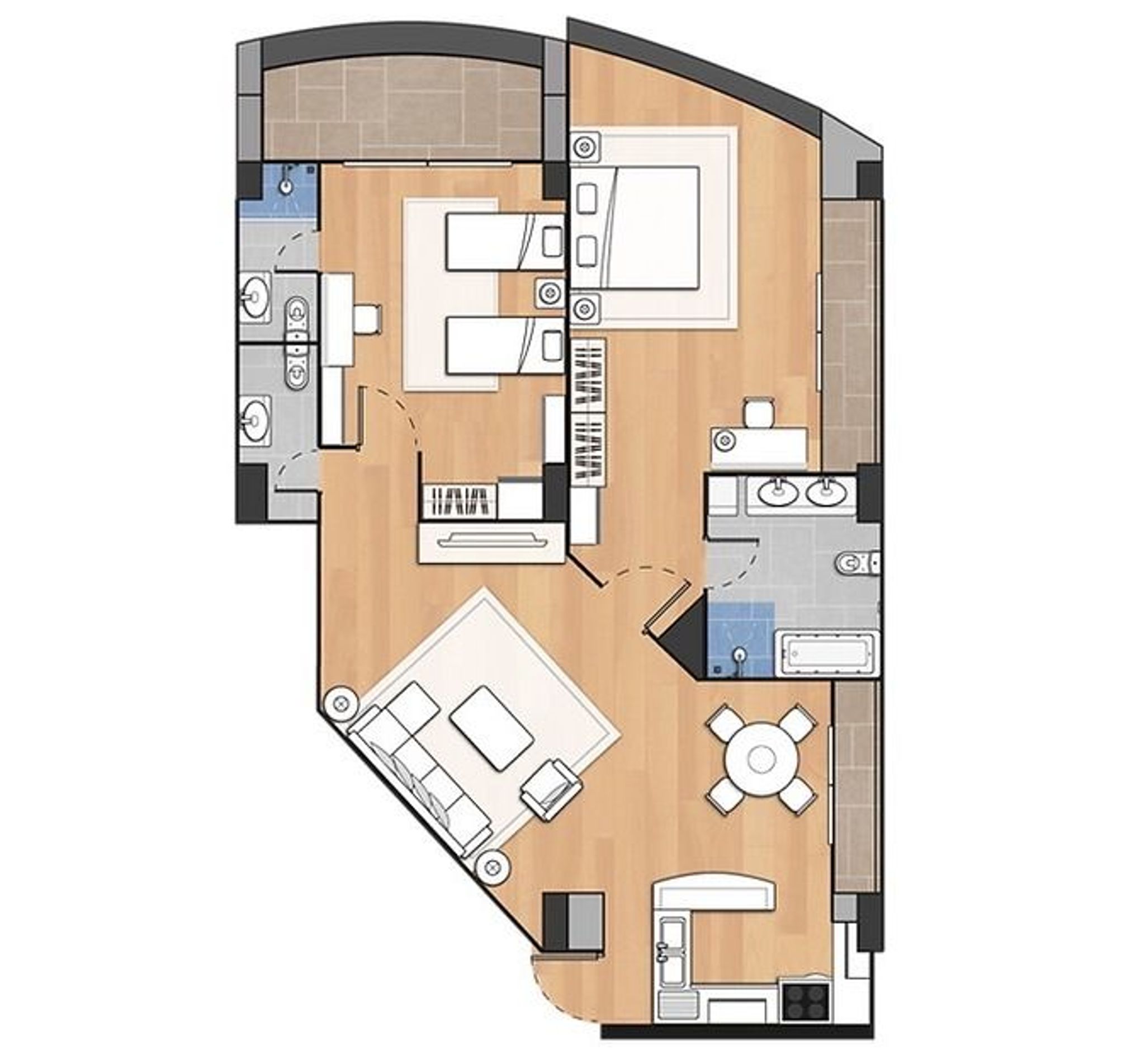 2Bedroom 150sqm #7K