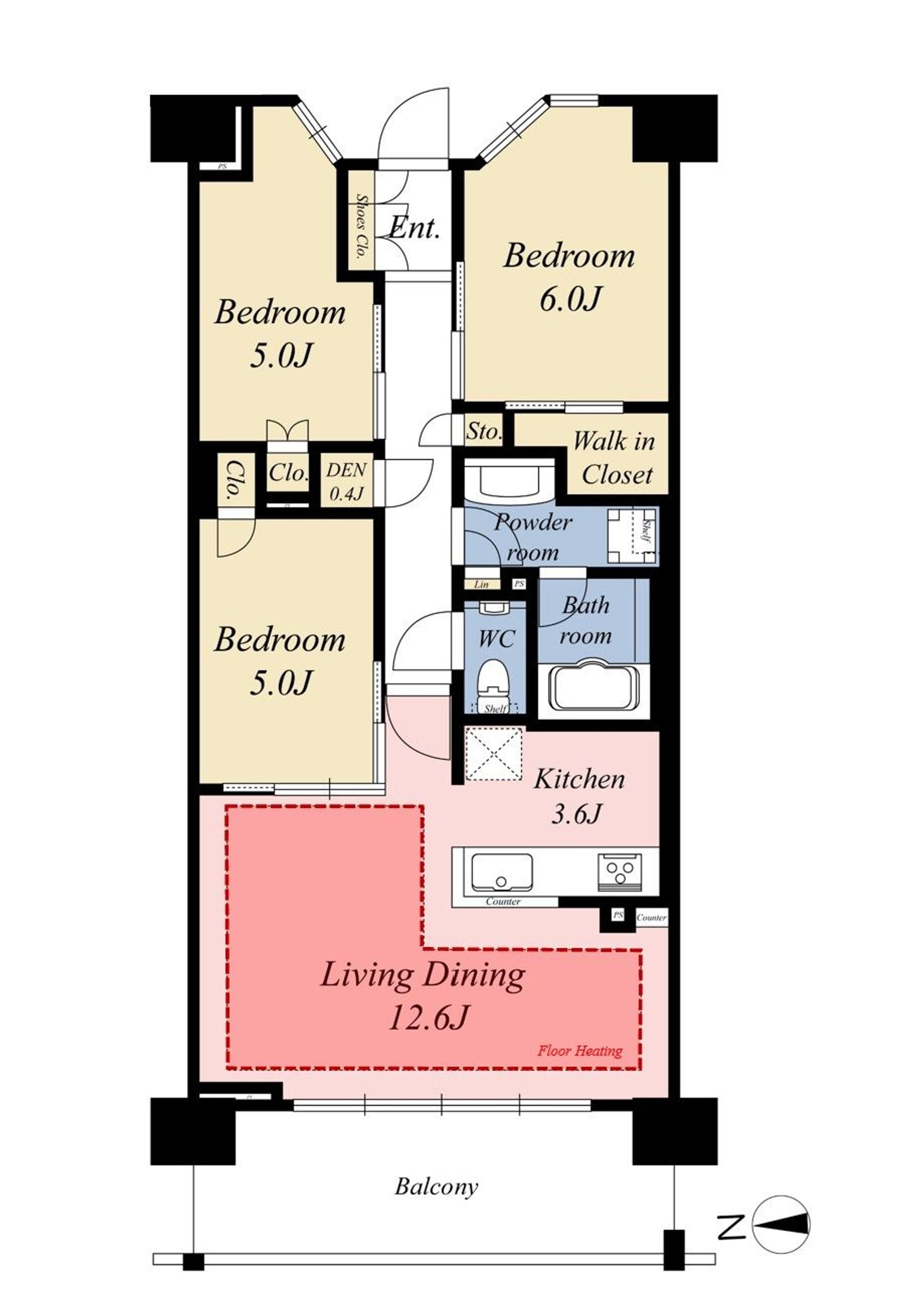 Brillia City三鷹_間取り図