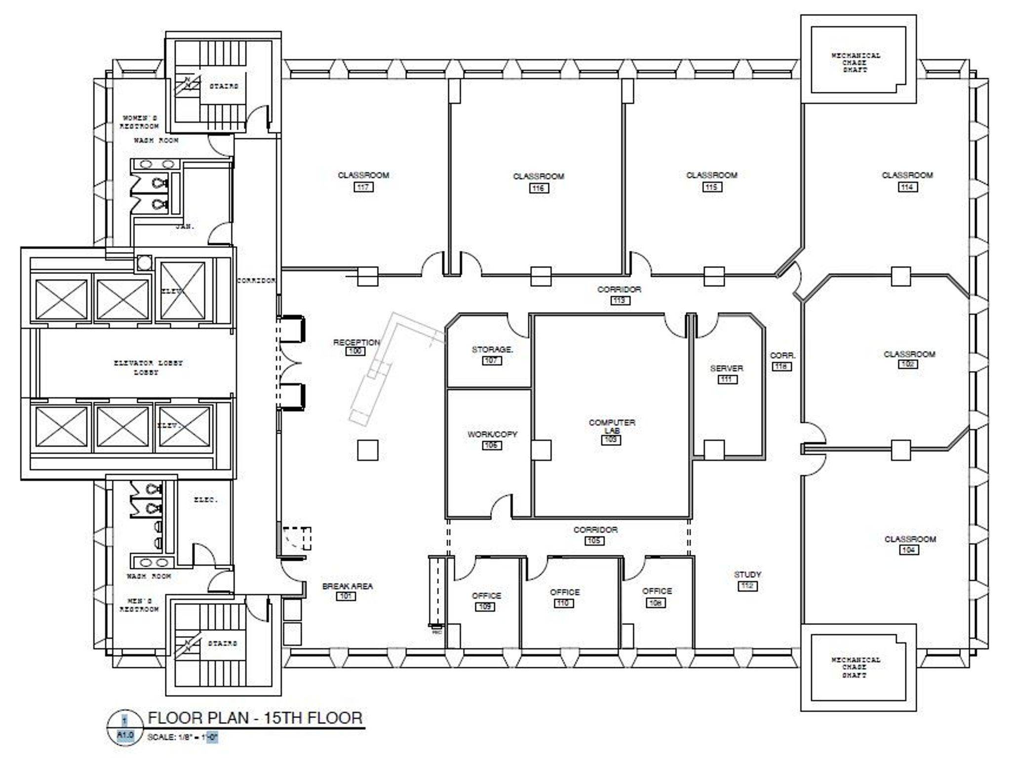 15th Floor Layout
