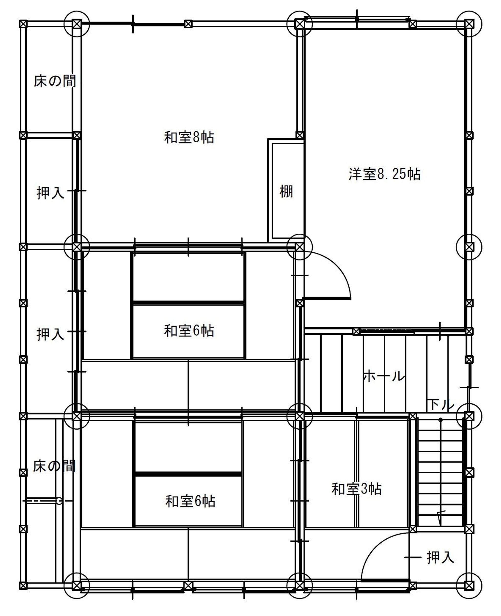 今庄間取り2