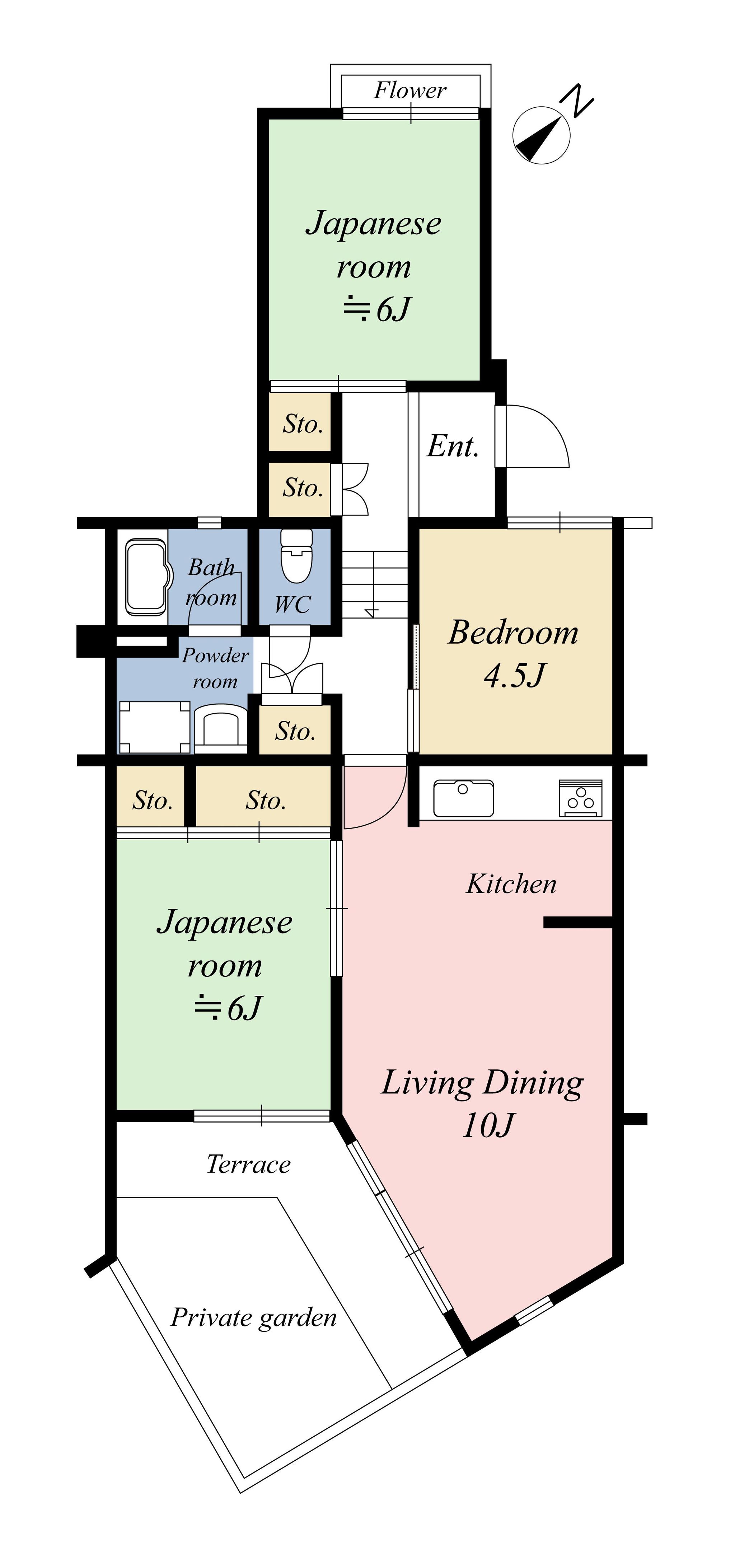 間取り図_上永谷ニューハイツ105号室