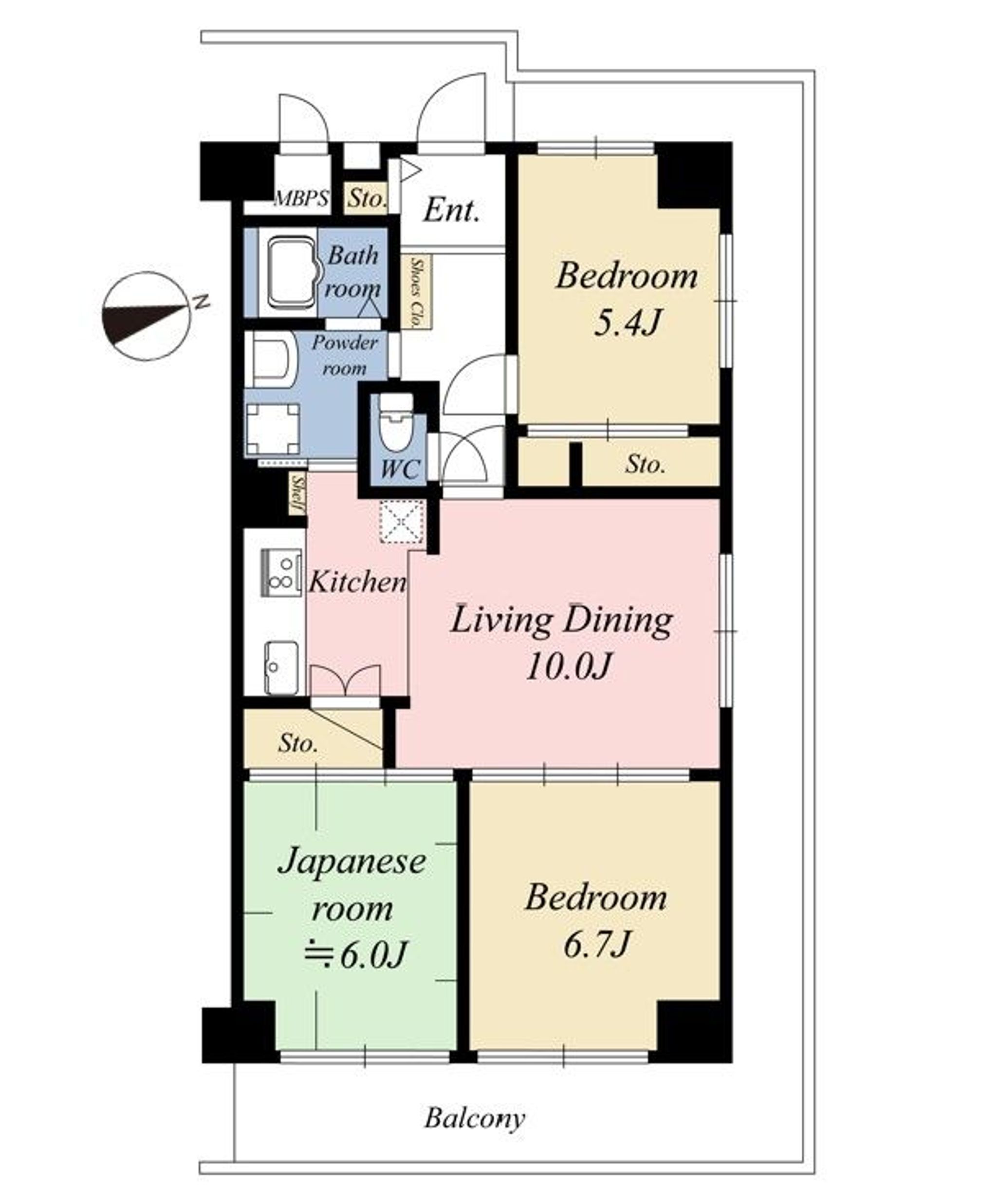 間取り図_グリーンパーク王子