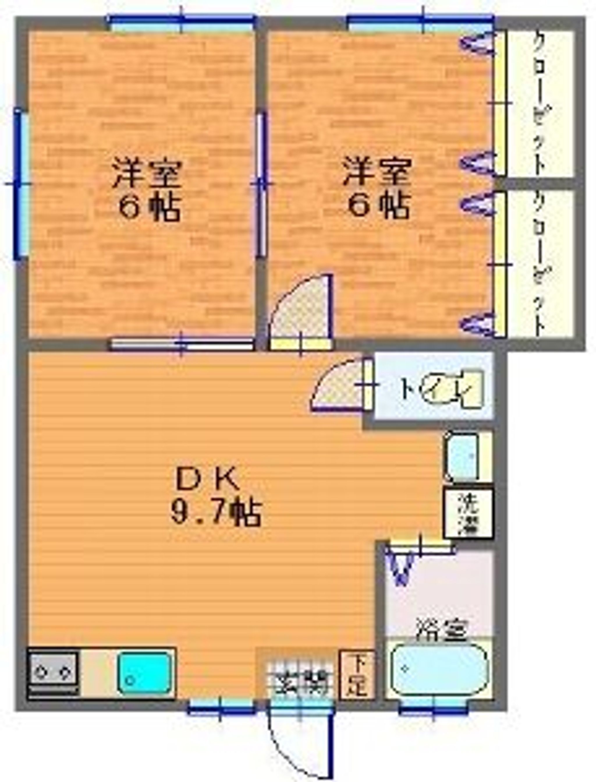 レジデンス市野沢　　106号室