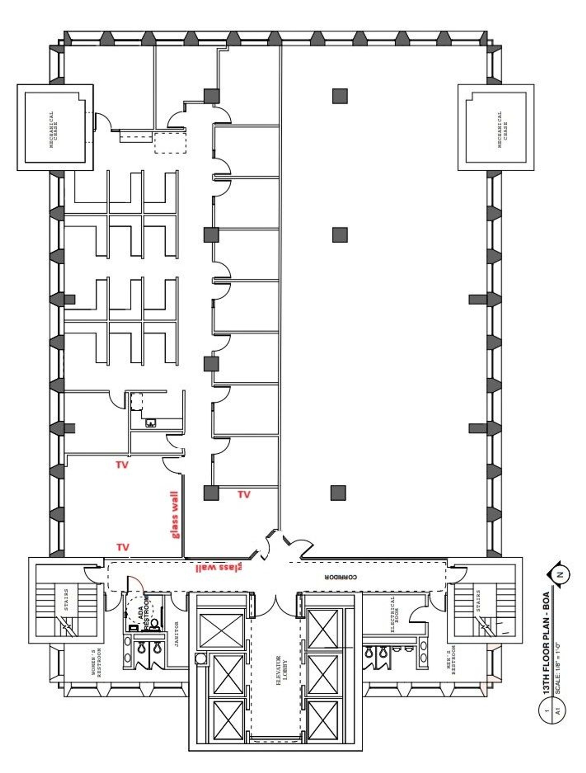 13th Floor Layout  