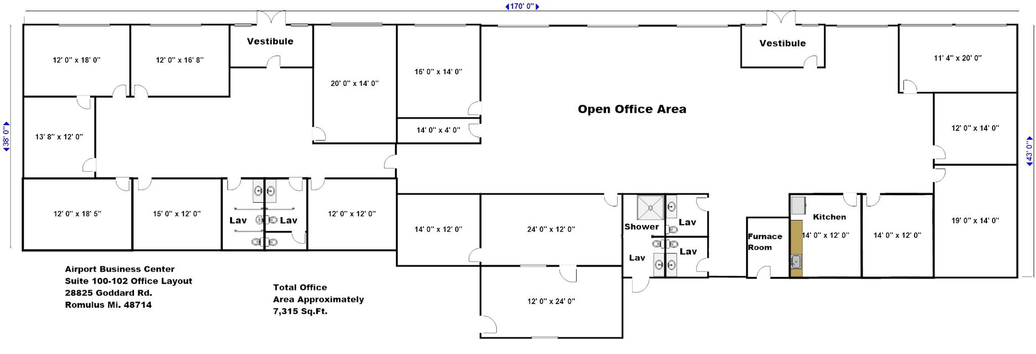 28825 Goddard suite 100-102 office layout