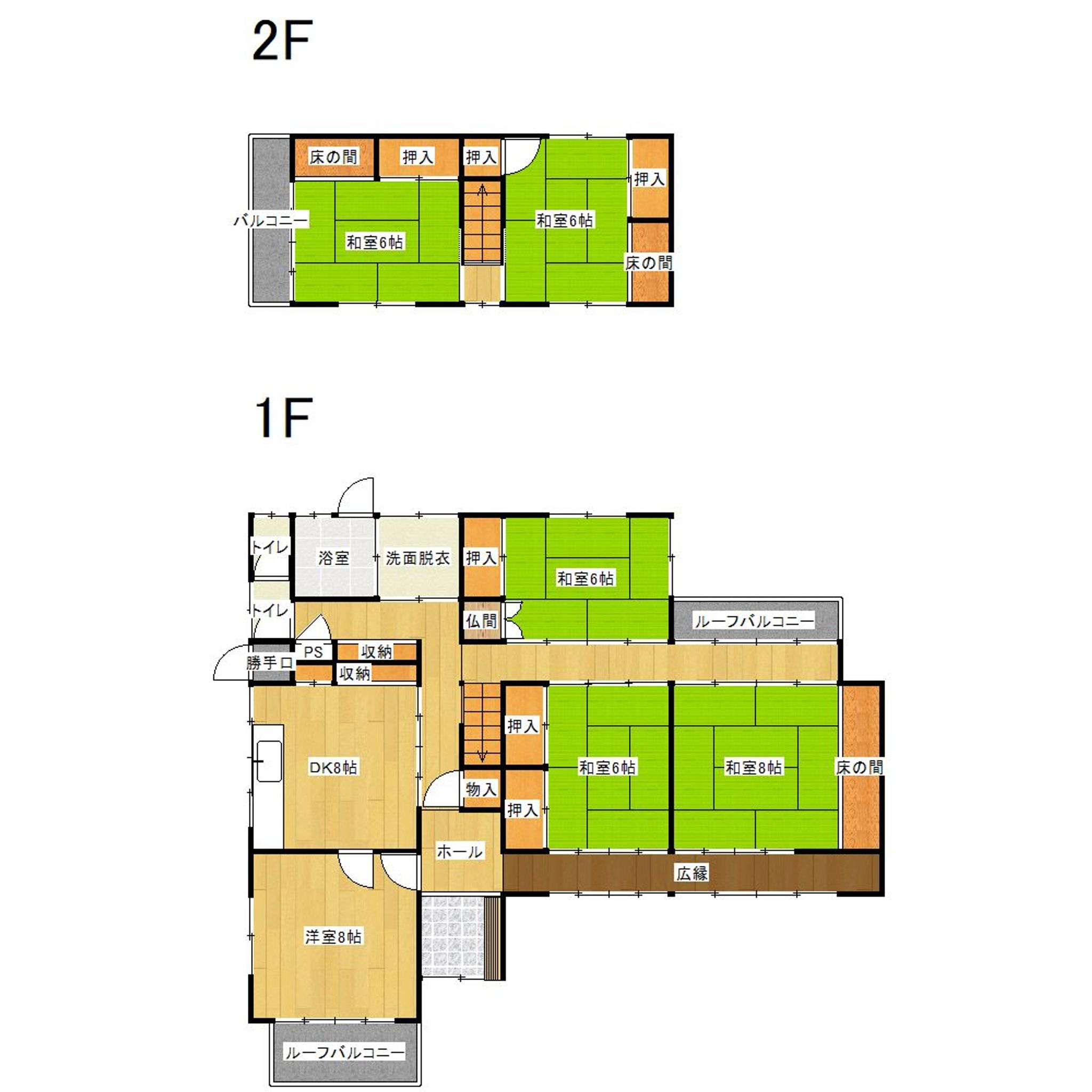 間取り図面 レンタルハウス明見団地