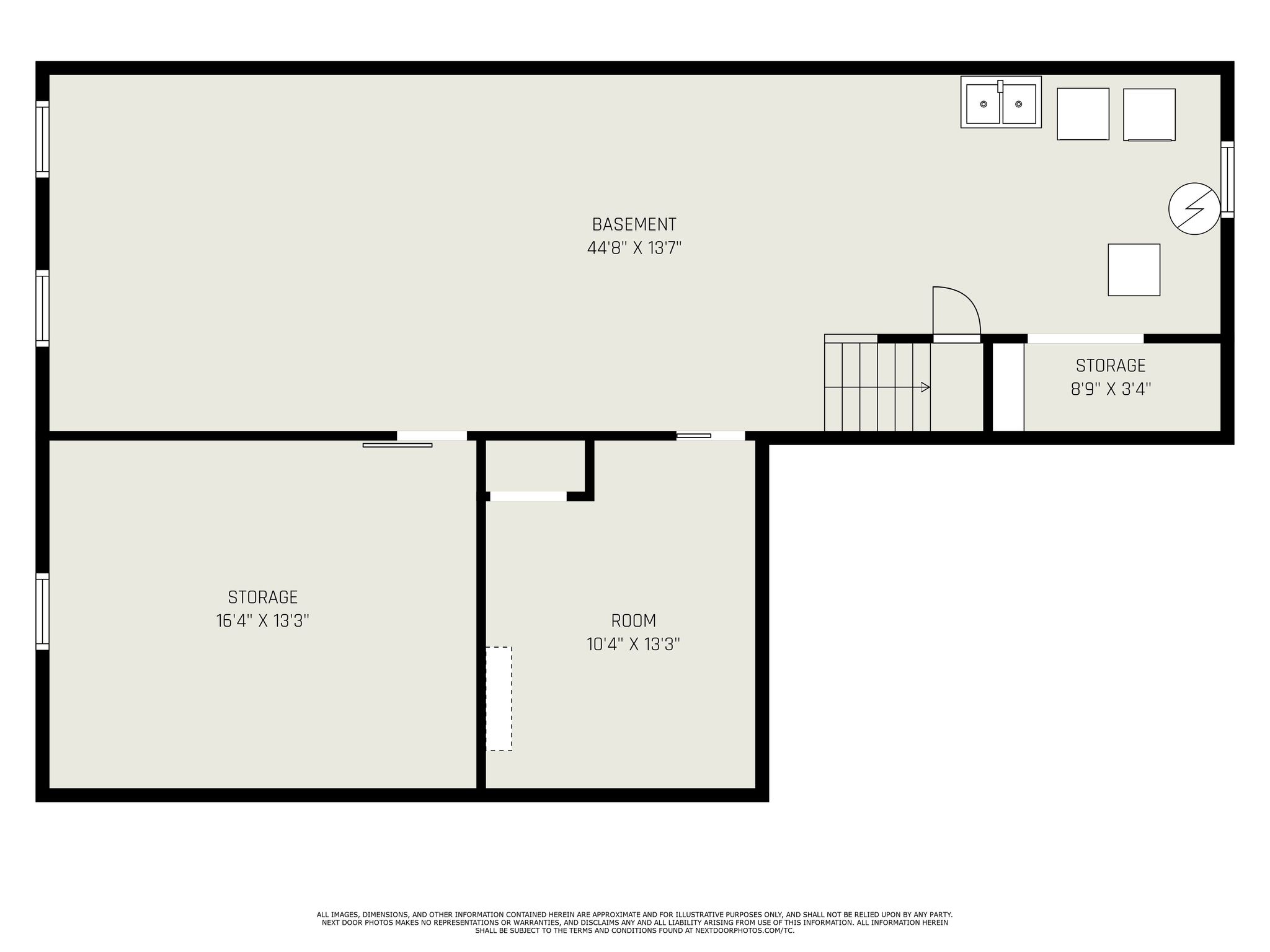 Basement floor plan