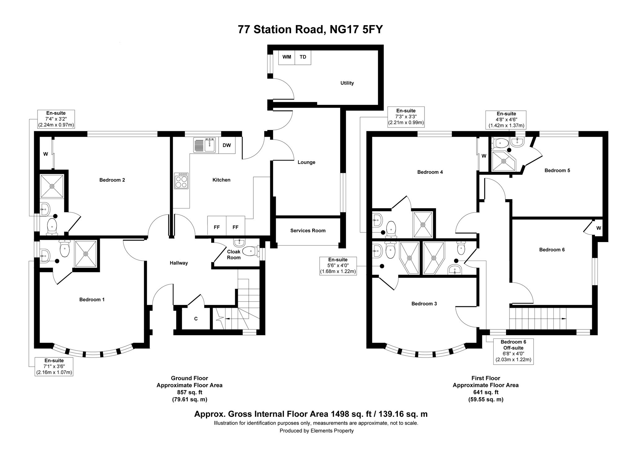 77 Station Road floorplan-no sizes