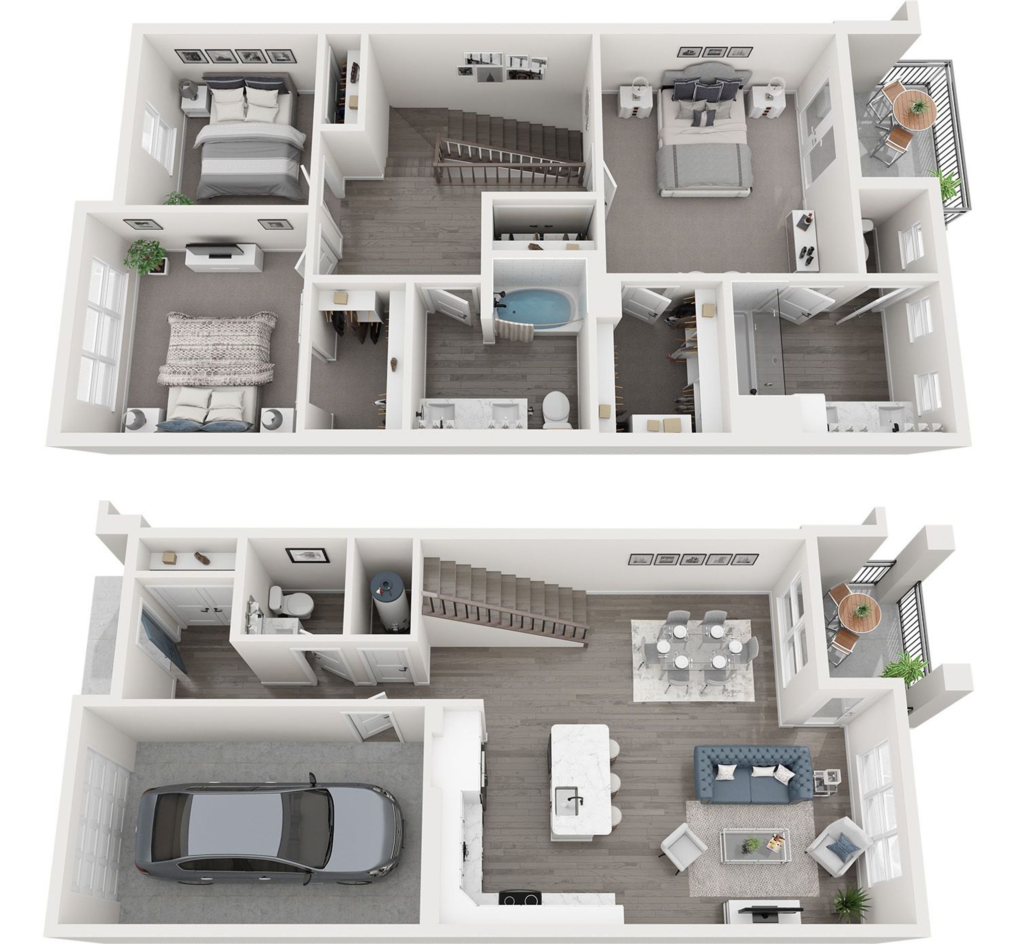 Canvas - Townhome (CE1T) 3 Bed, 2.5 Bath w/ Attached Garage