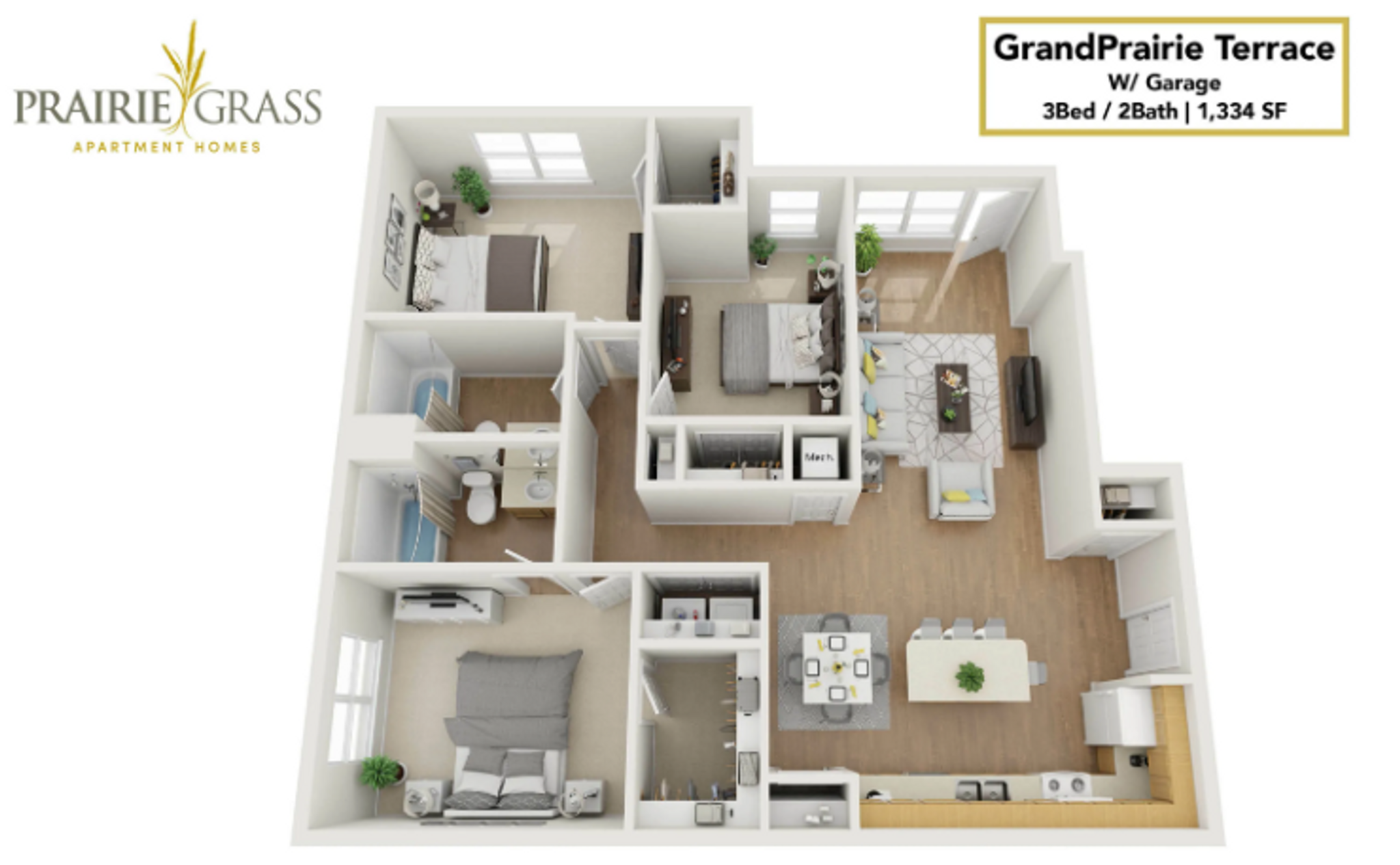 GrandPrairie Terrace w/ Garage