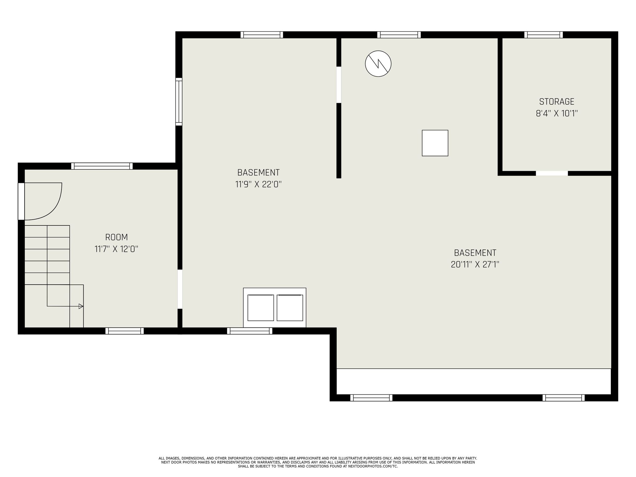 Basement floor plan