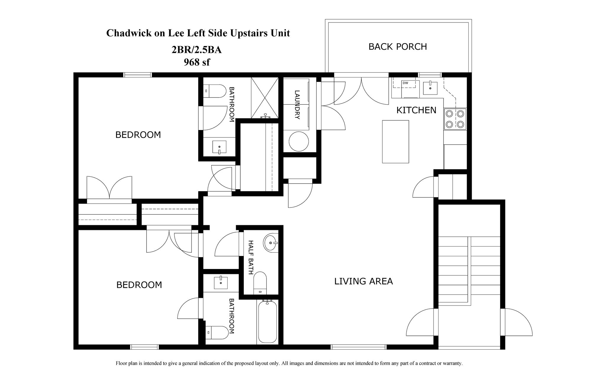 Left Side Unit Floor Plan