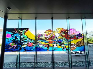 うみがたりガラスペイントプロジェクト