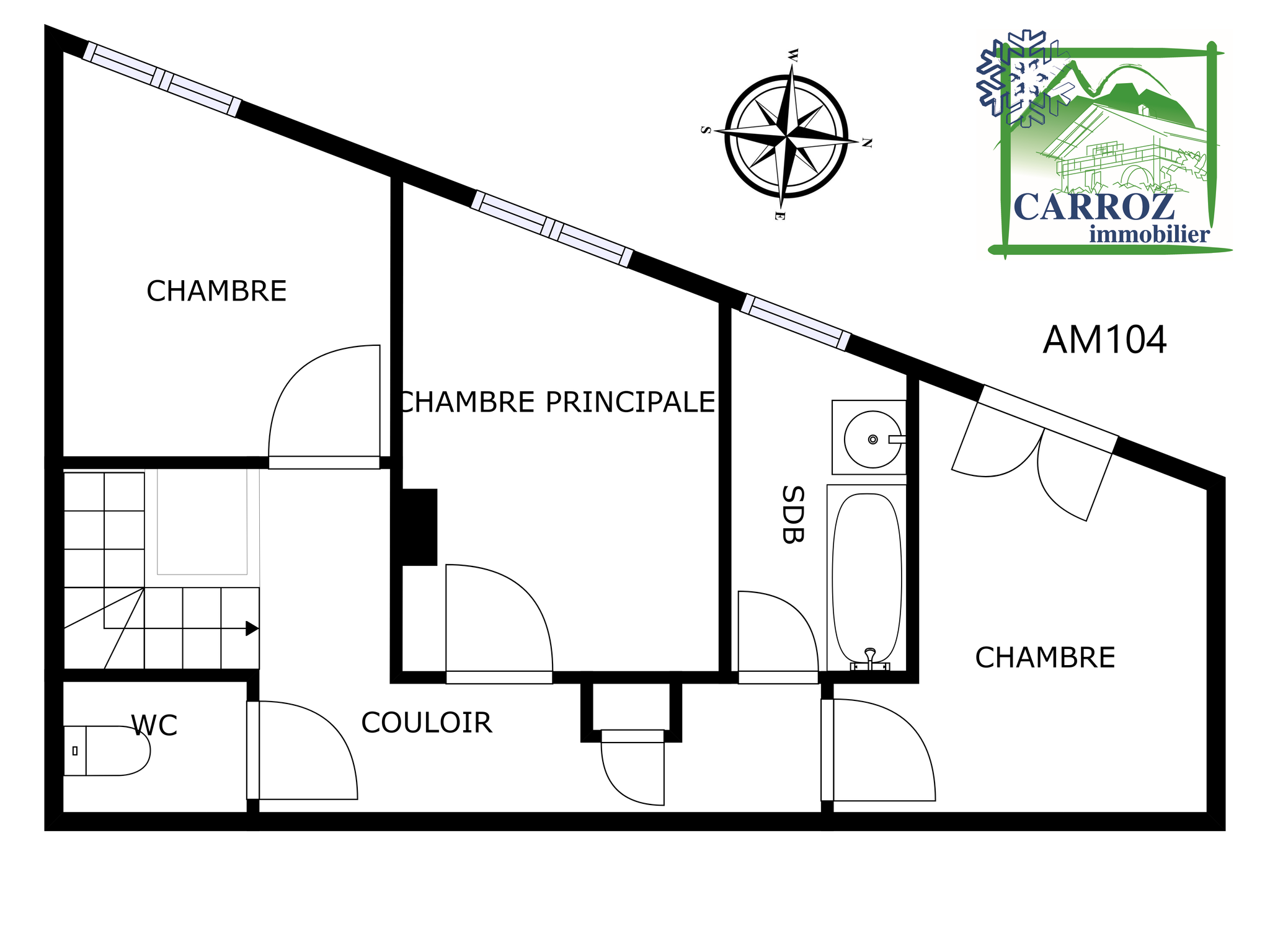 AM104 plan 1er étage