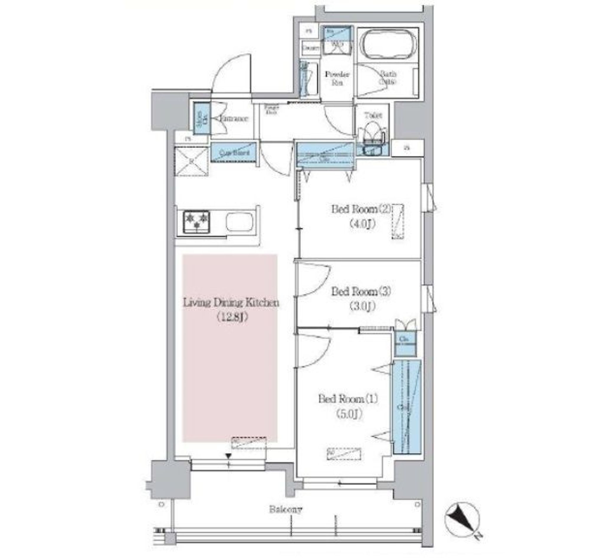 アーバネックス日本橋横山町　3LDK 55.69㎡
