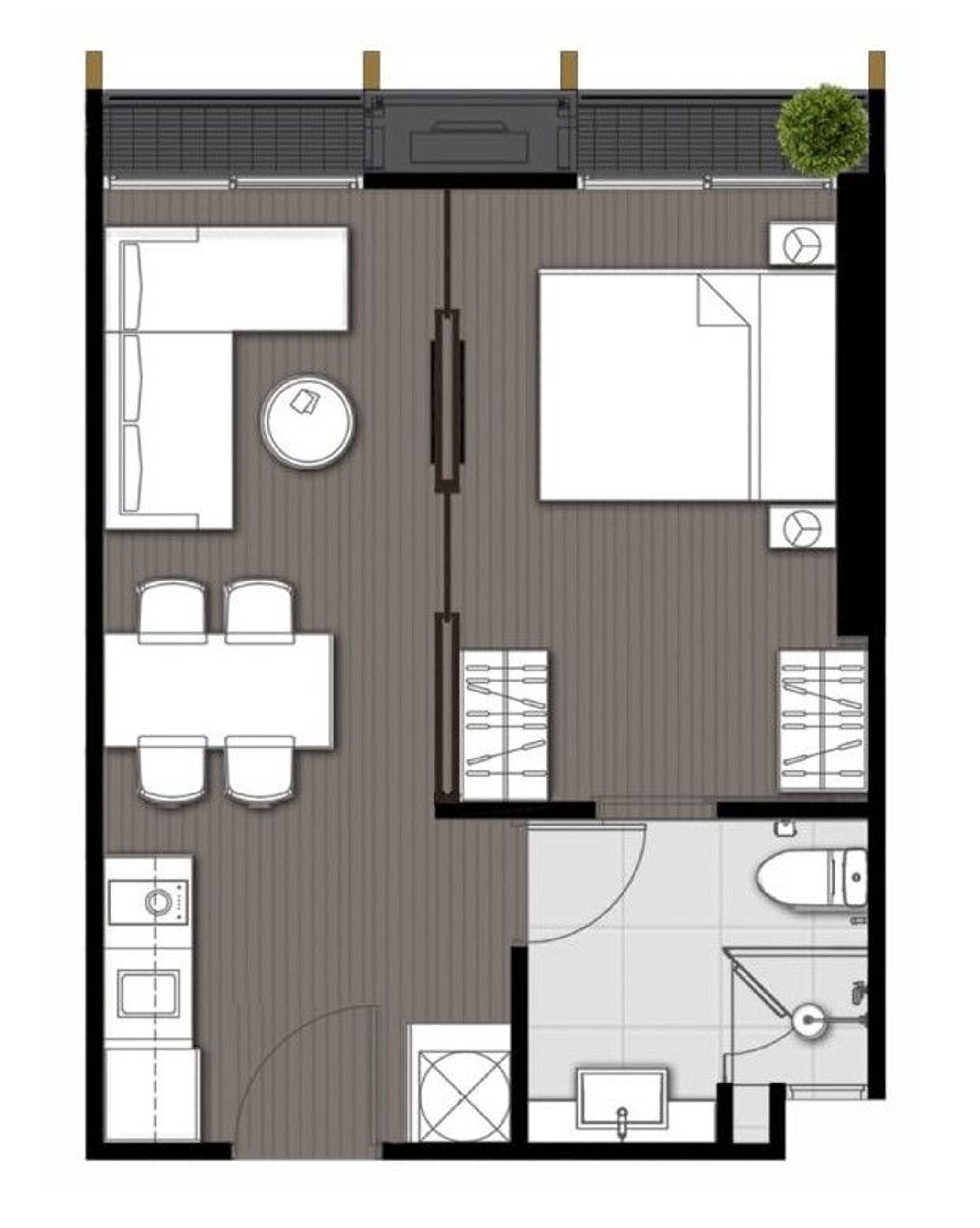 1Bedroom 35sqm