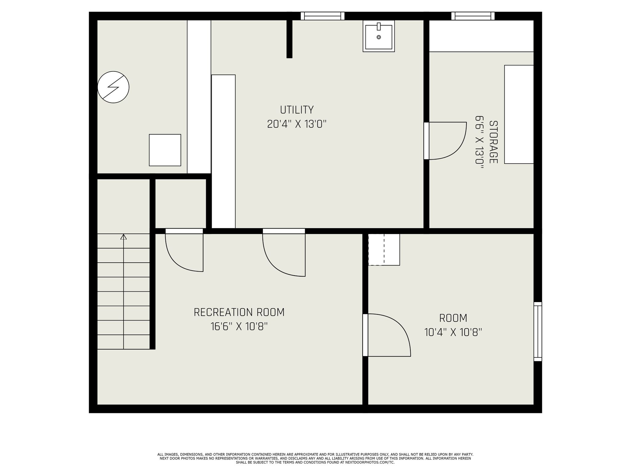 Basement floor plan