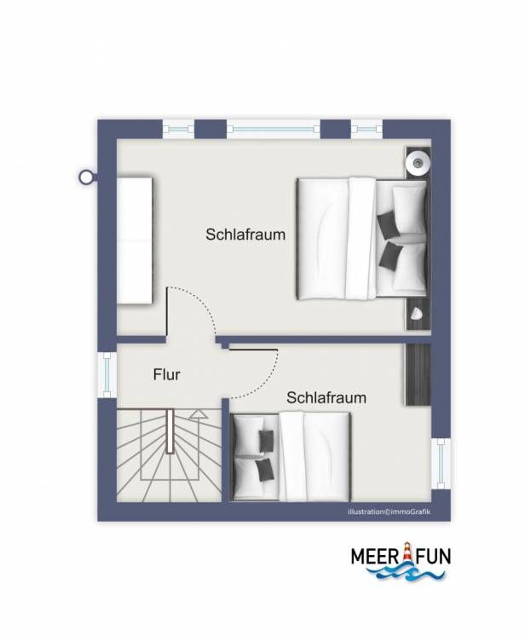 Grundriss FhG Lavendel 1. OG