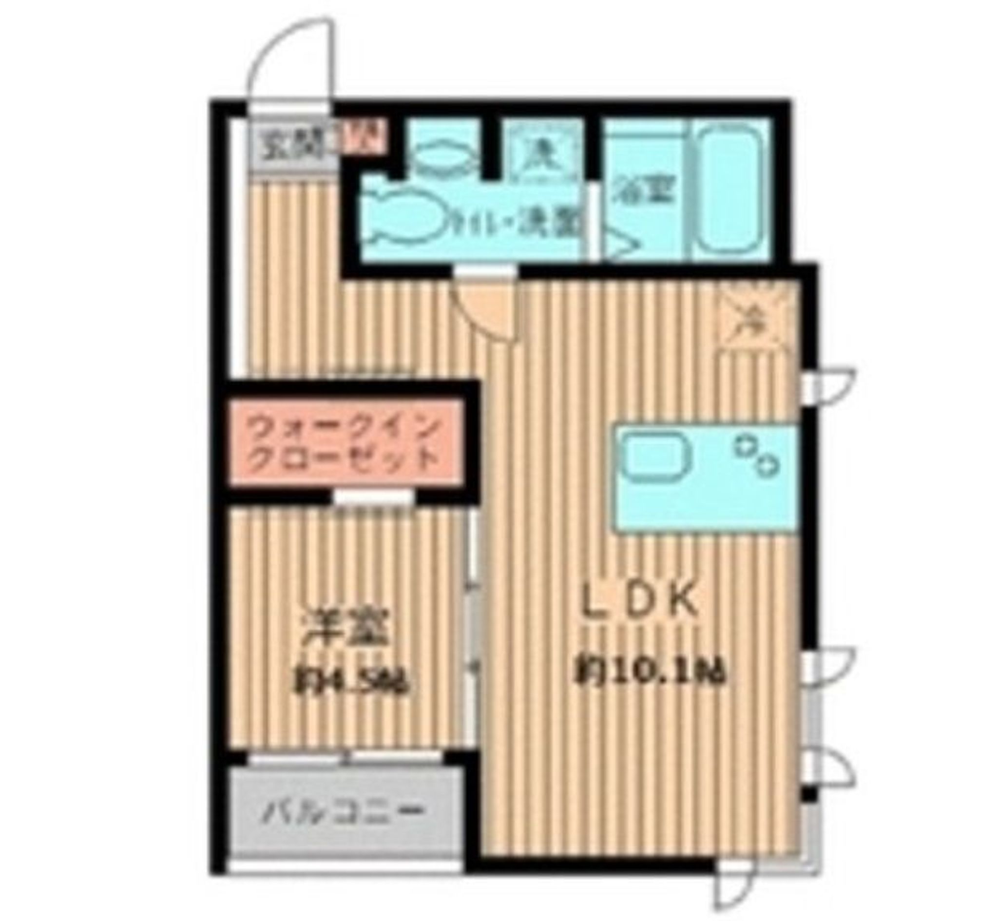 プロスペクト初台　1LDK 37.34㎡