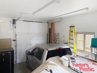 Attached bonus garage upper level bonus space entry 