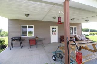 Porch on outbuilding 