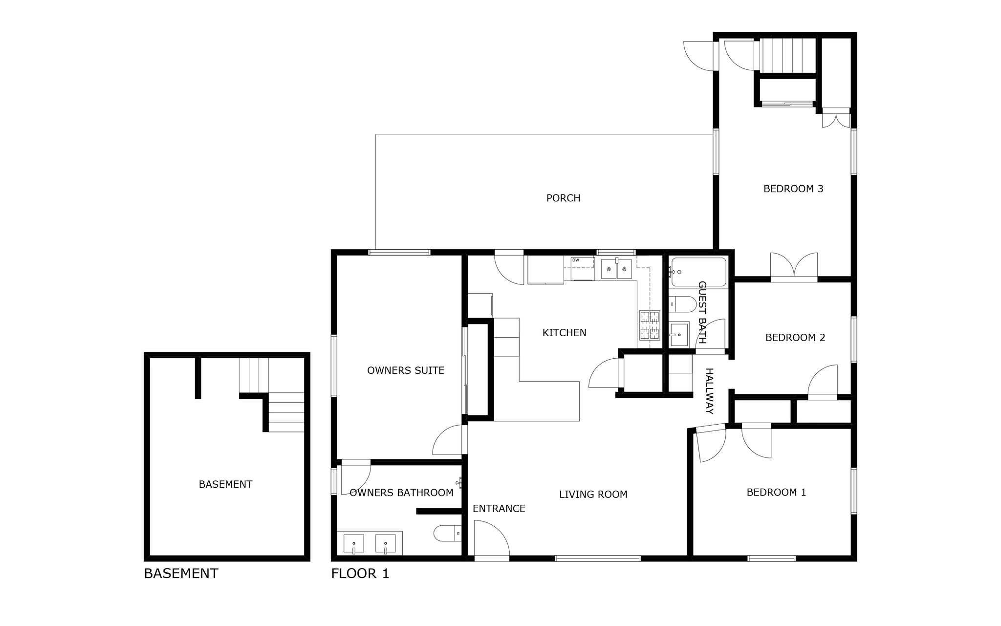 818 Water St Floor plan