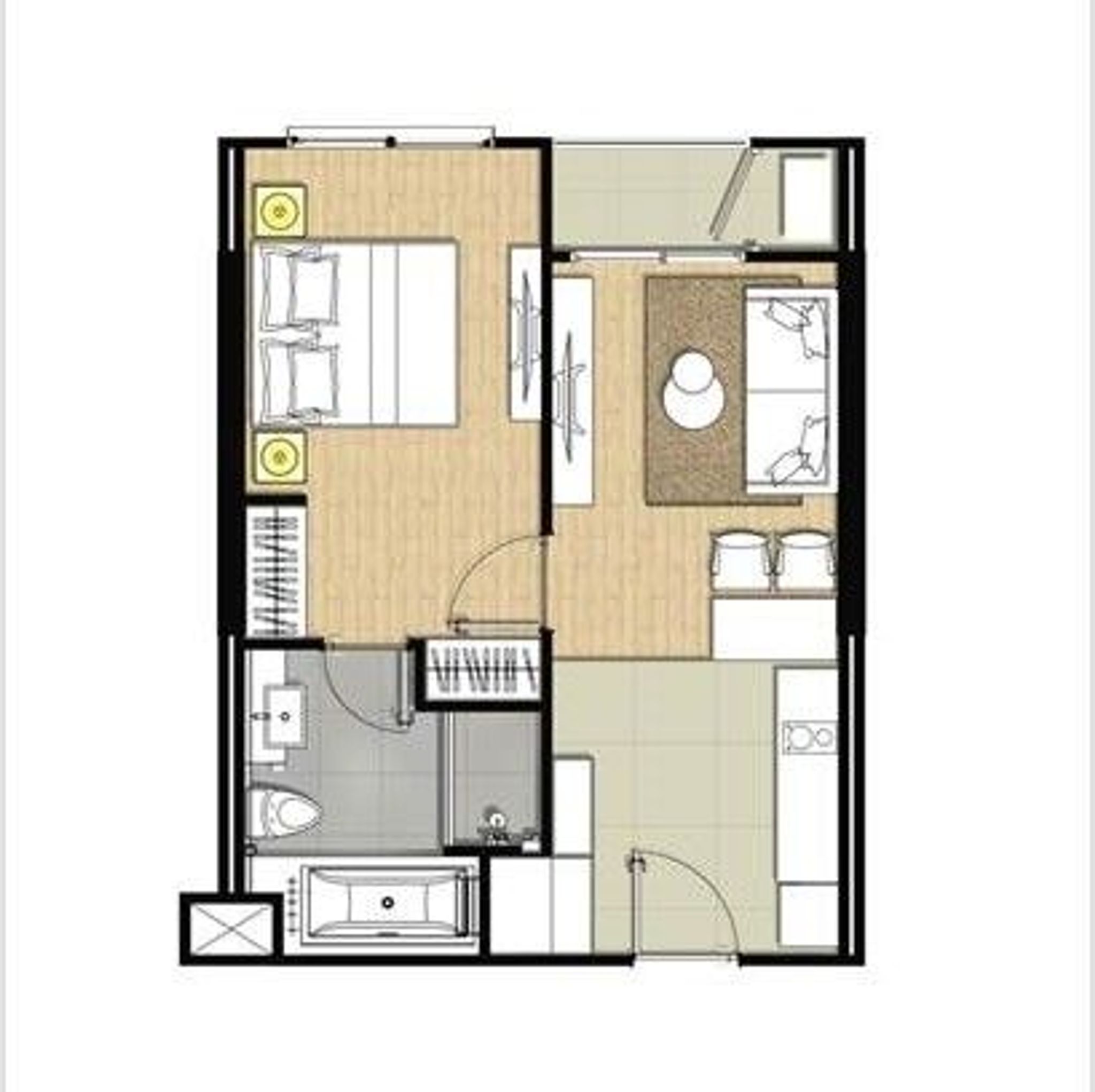 1Bedroom 50sqm