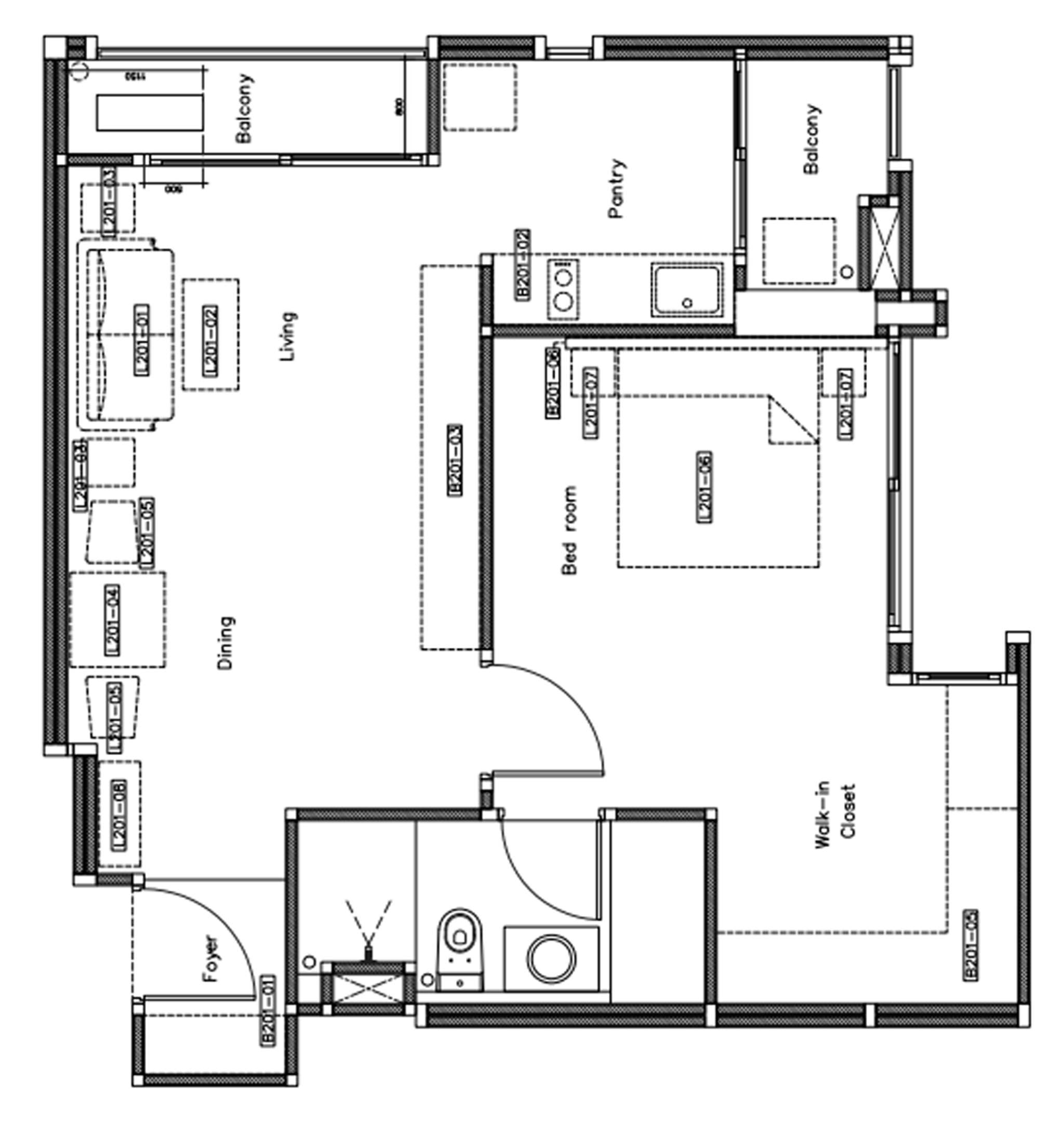 1Bedroom 56sqm #401