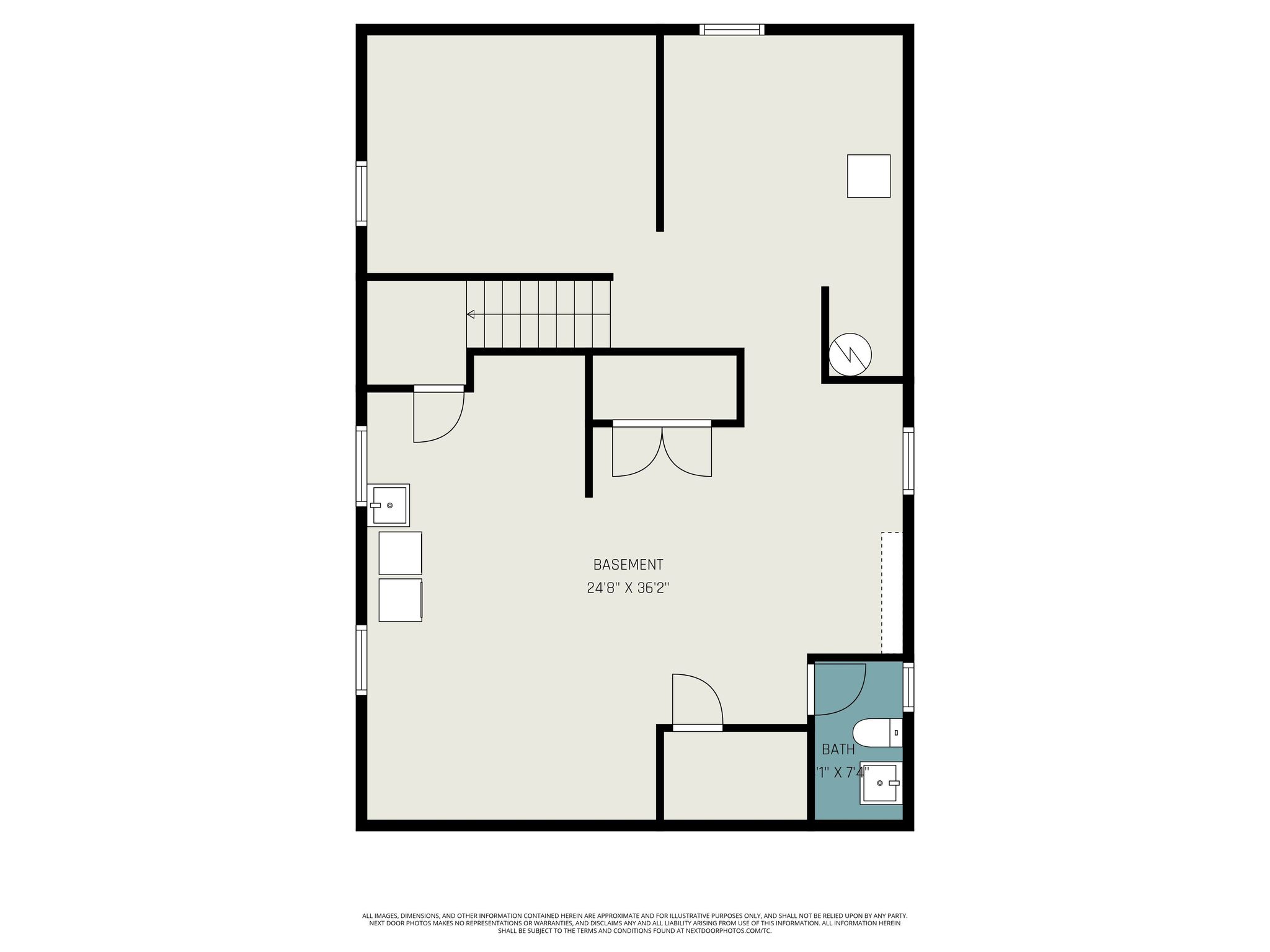 Basement floor plan