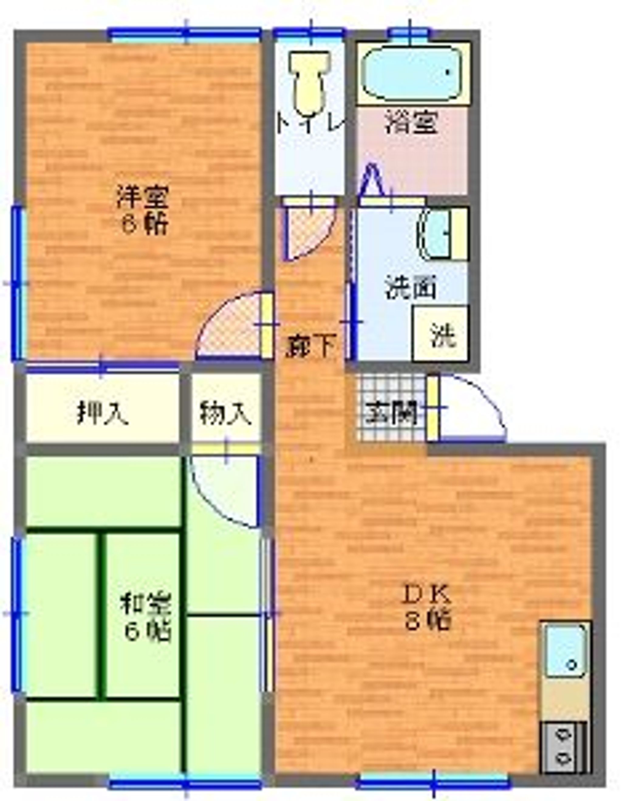 トレビ泉Ｂ号棟　17号室