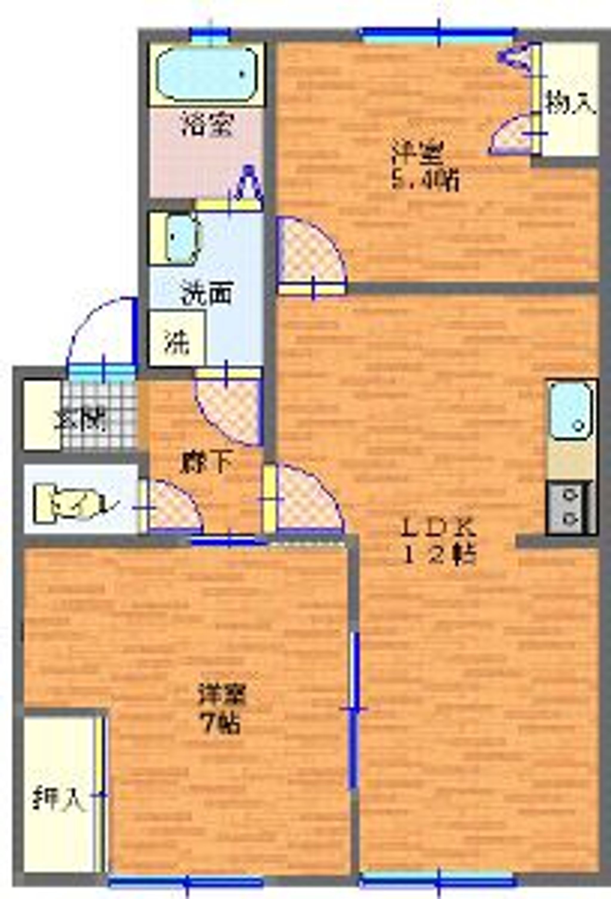 ヒルサイド木戸沢　Ｂ号棟 1号室