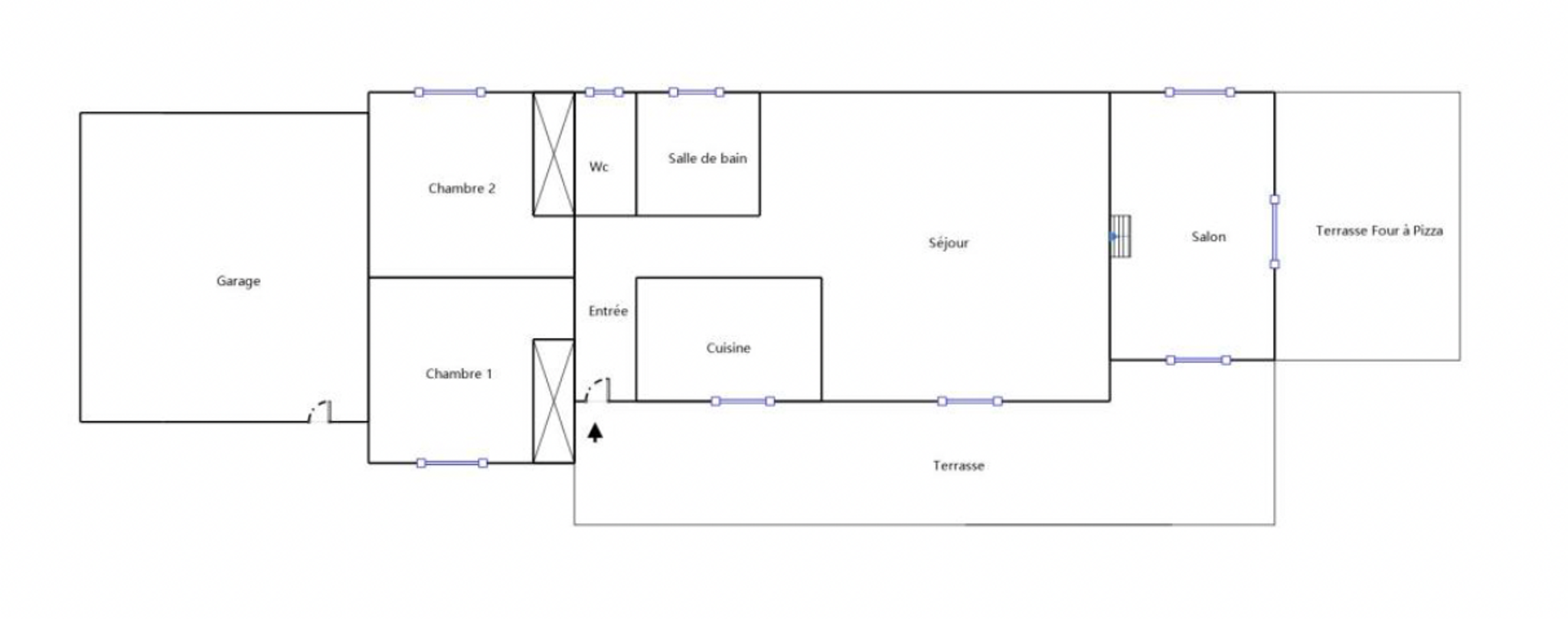 plan 2D villa levens eric immo