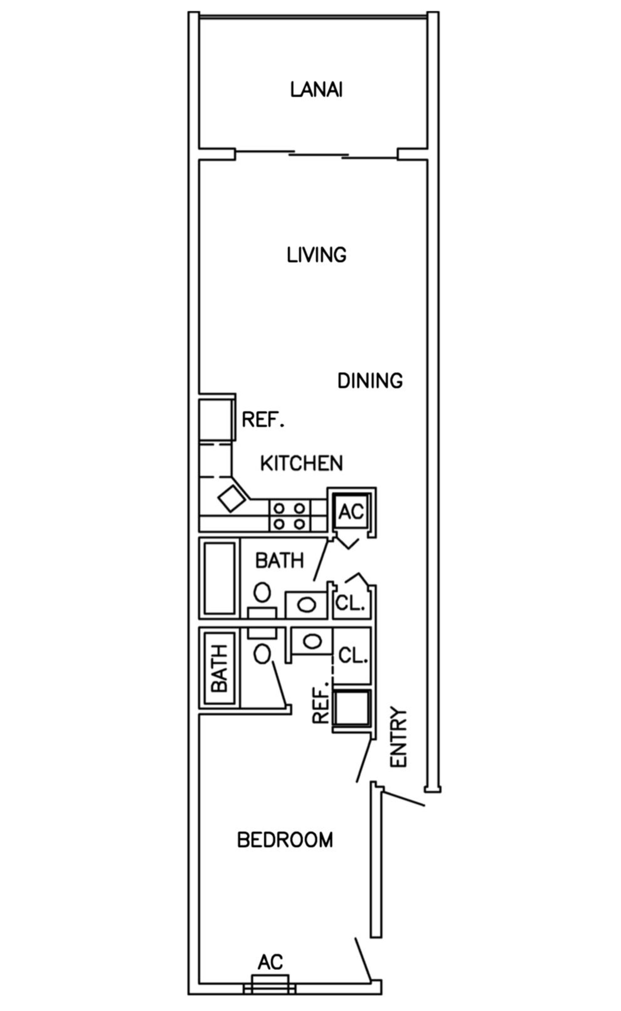 1bd BSV Floor plan 