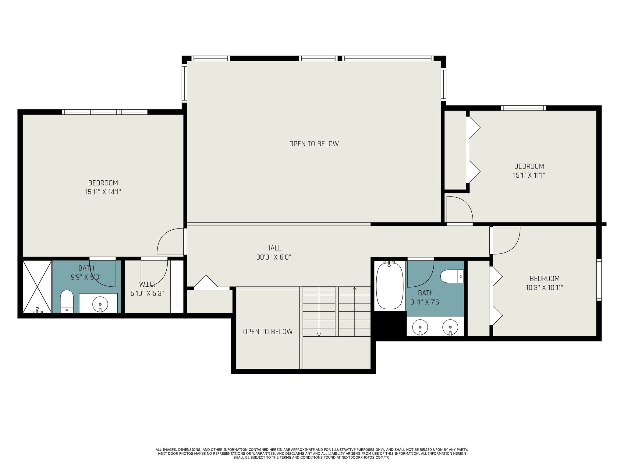 Second Level Floor Plan