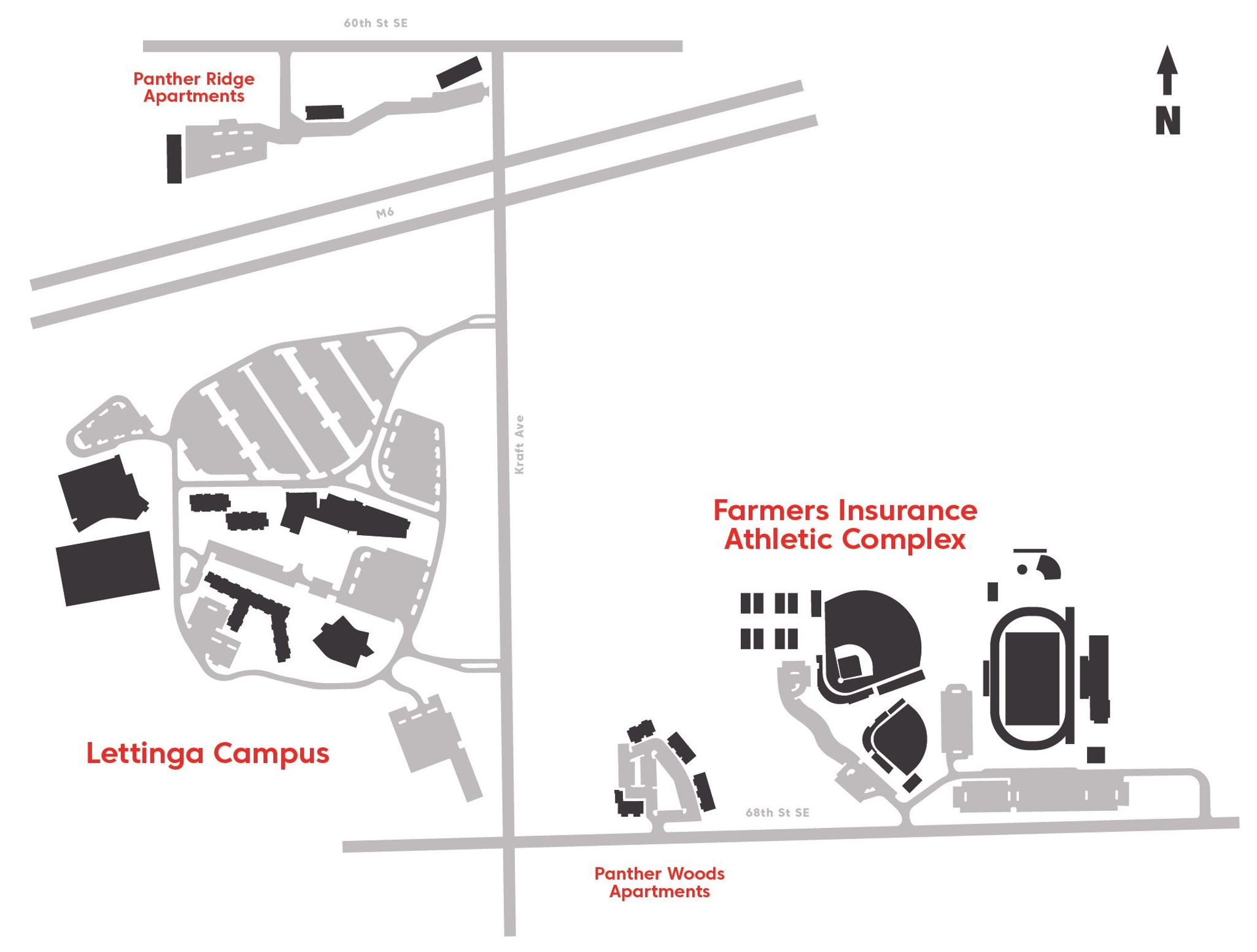 Lettinga Campus Map