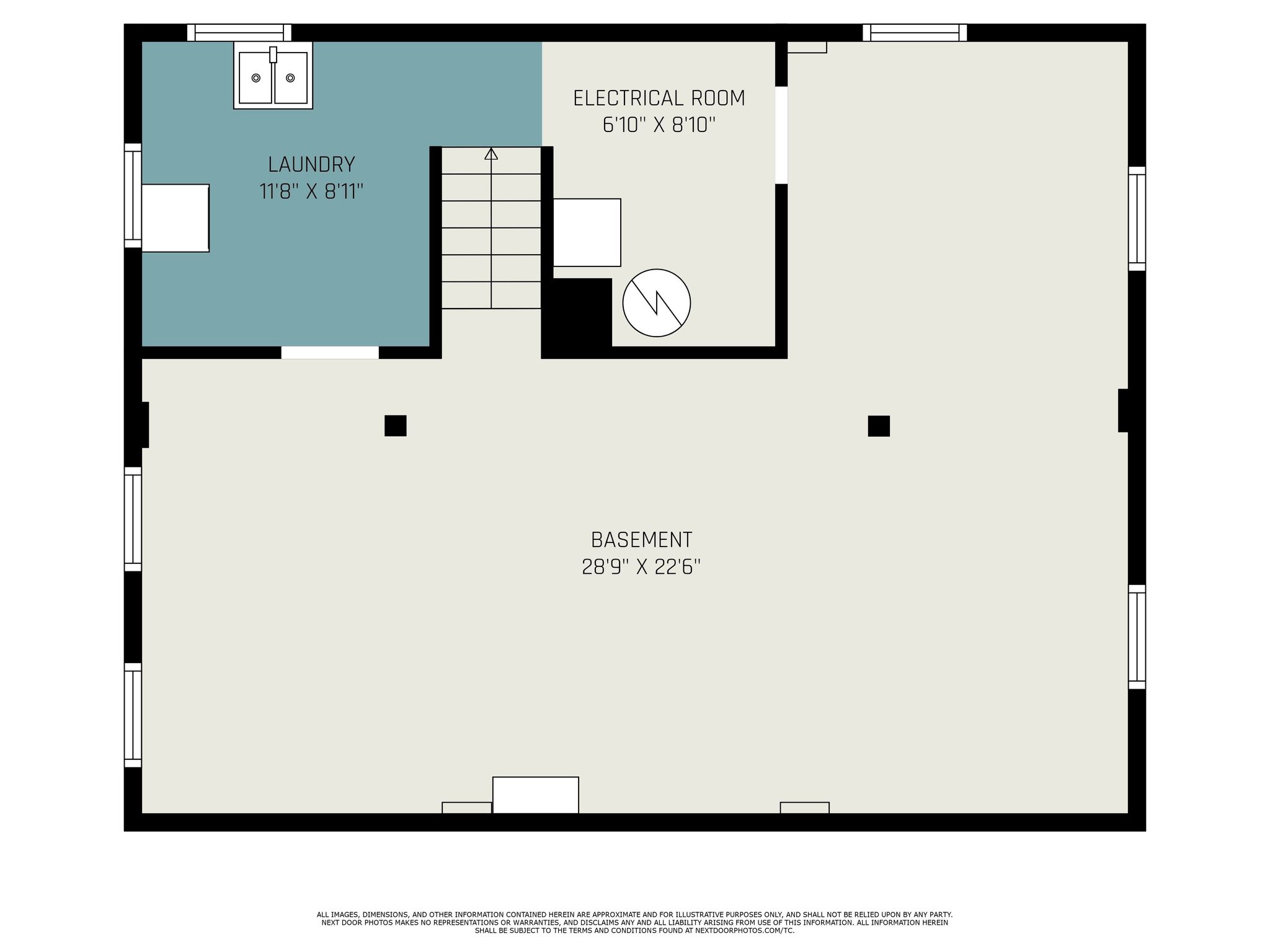 Basement floor plan