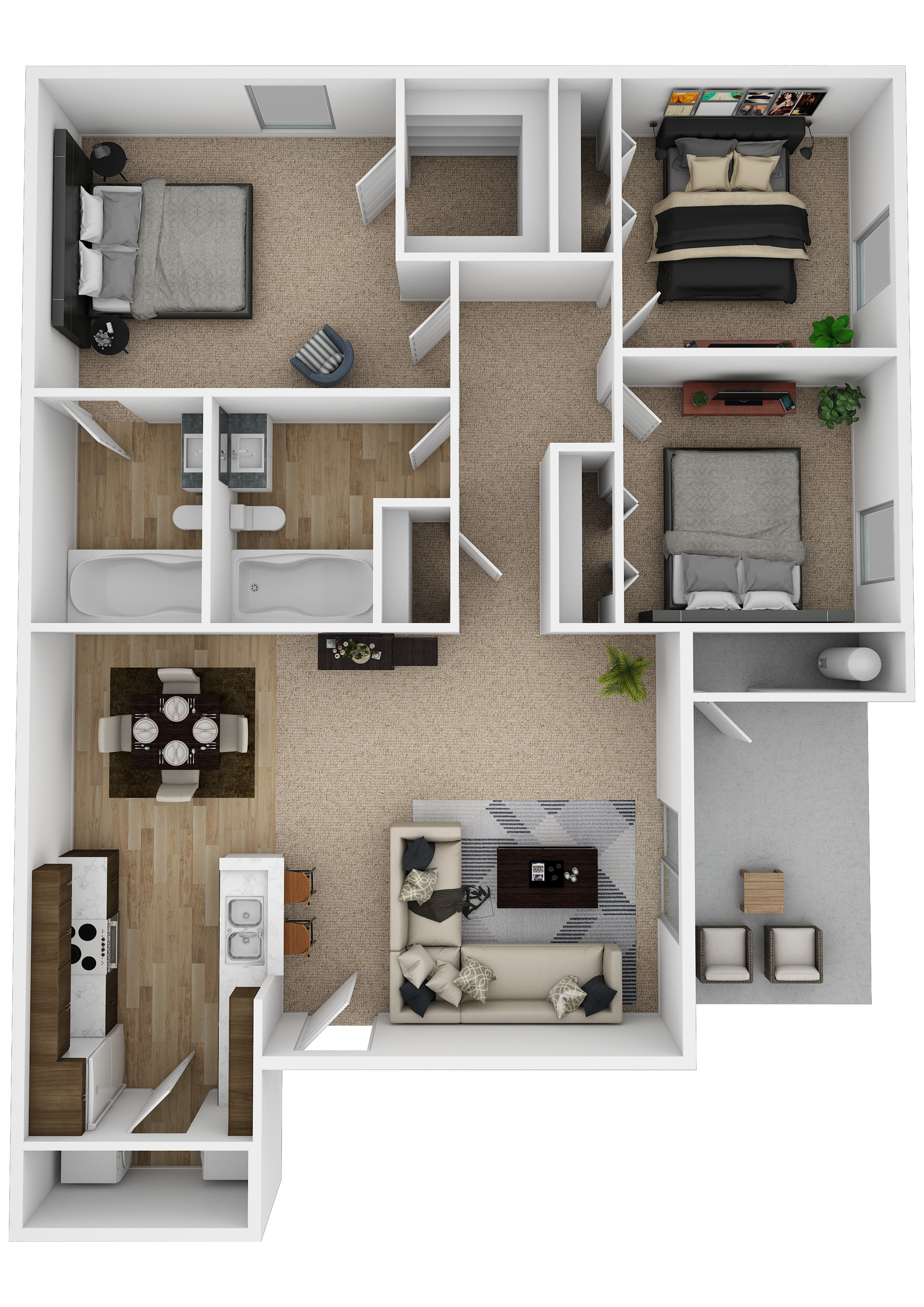3 Bedroom Floor Plan