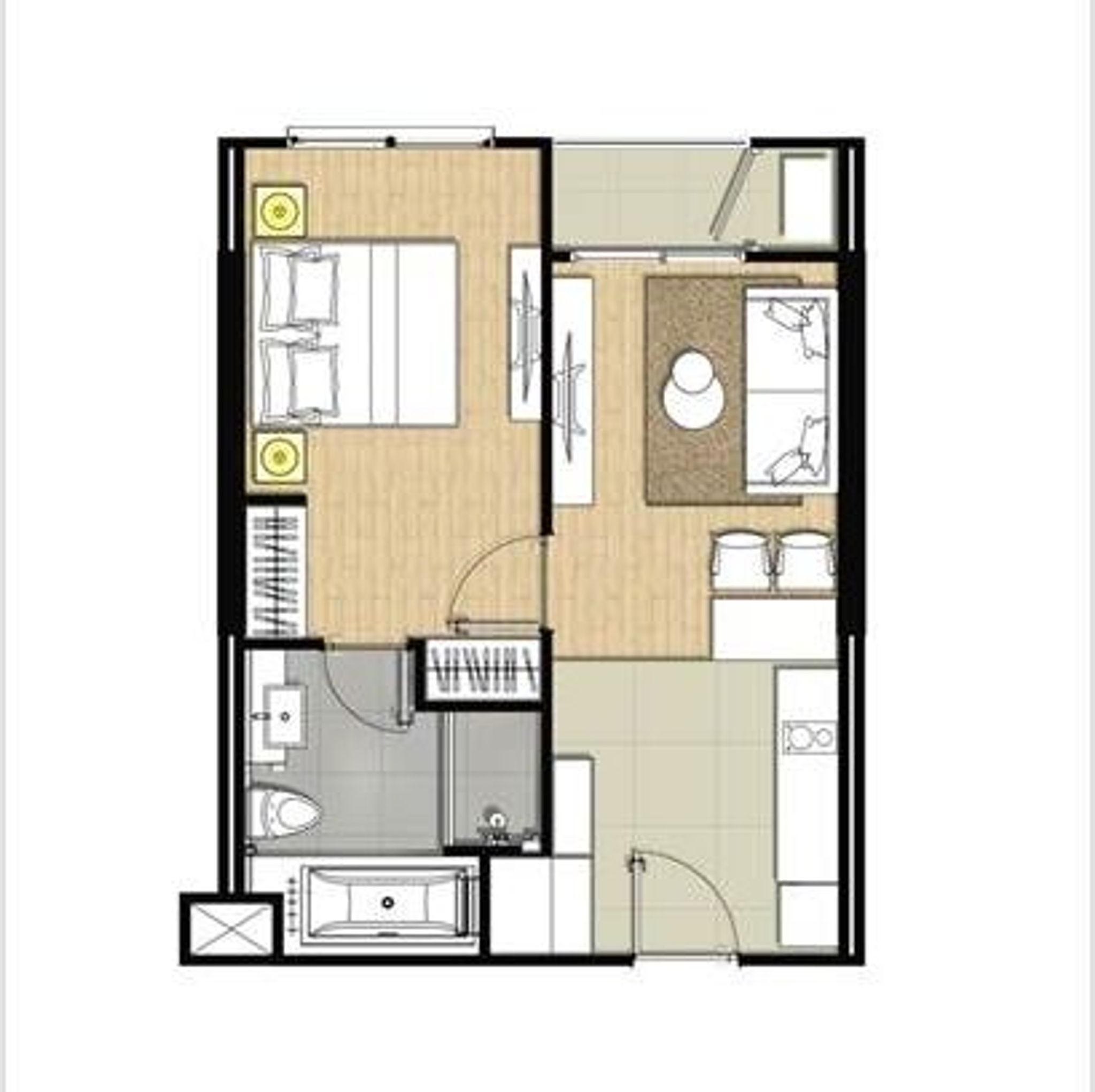 1Bedroom 55sqm