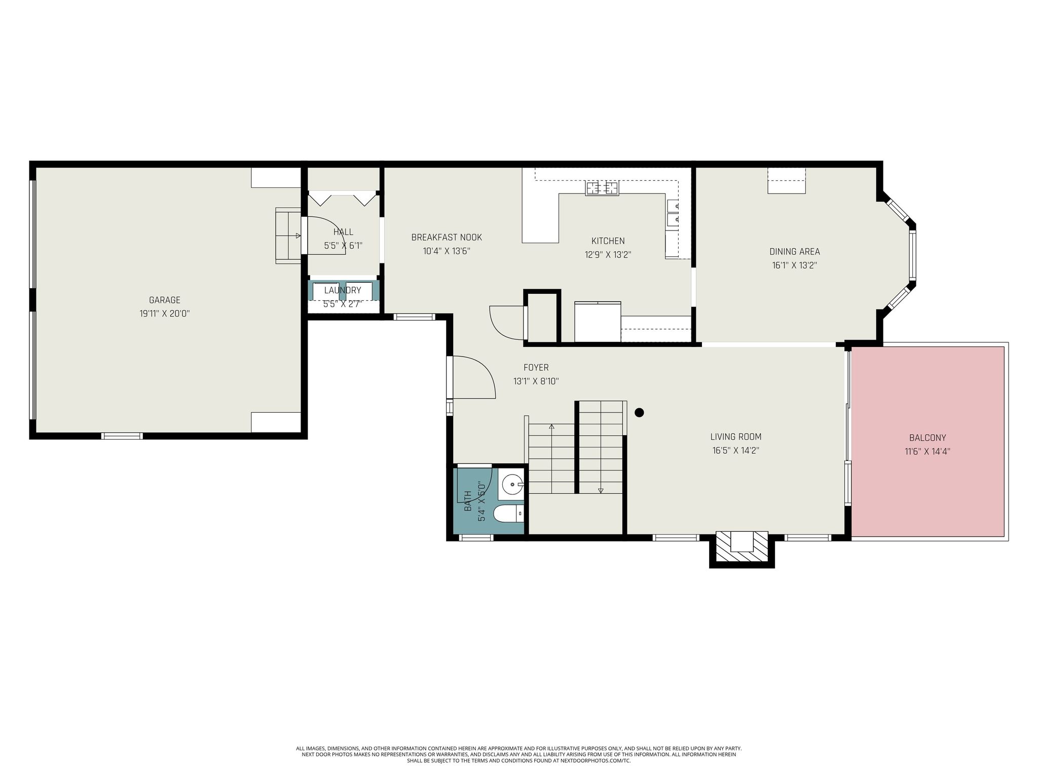 Entry level floor plan