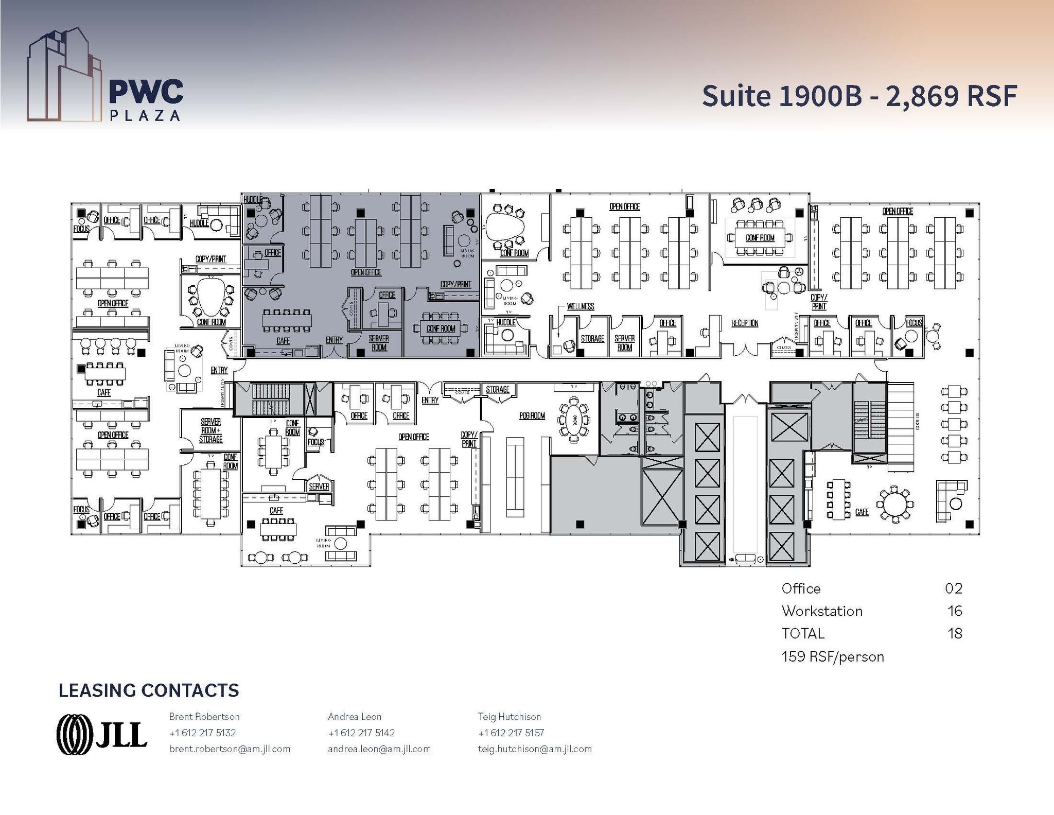PWC Plaza Suite 1900B_2,869