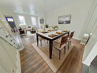 Virtually Staged Dining/Living Room