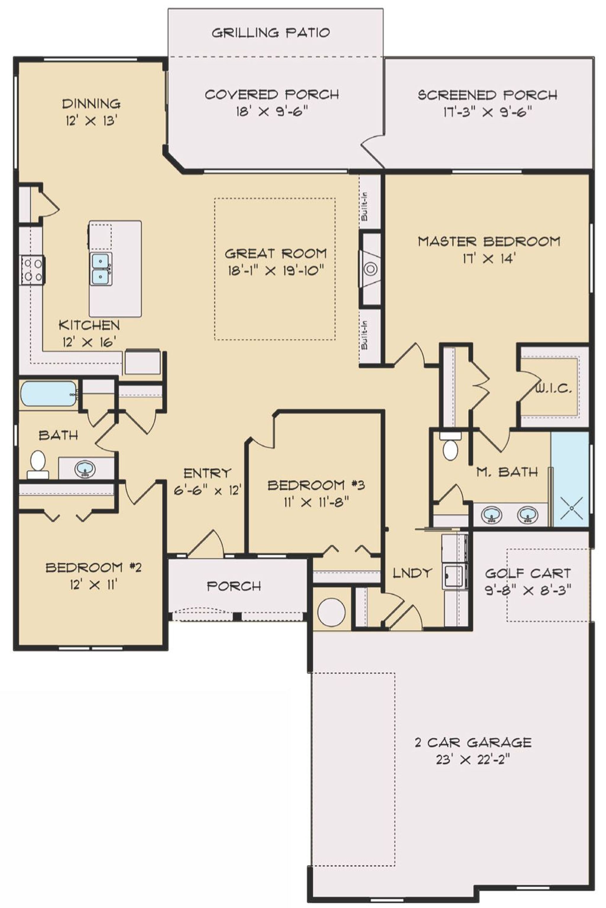 Tea Olive Floor Plan