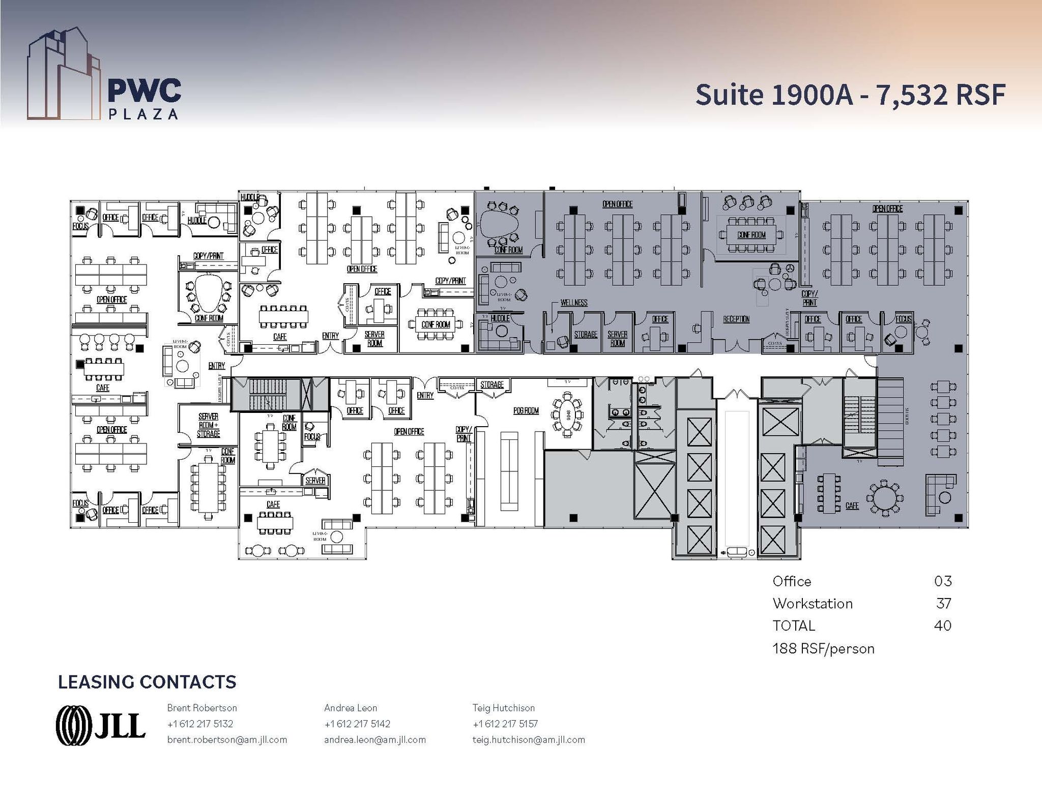 PWC Plaza Suite 1900A_7,532 SF