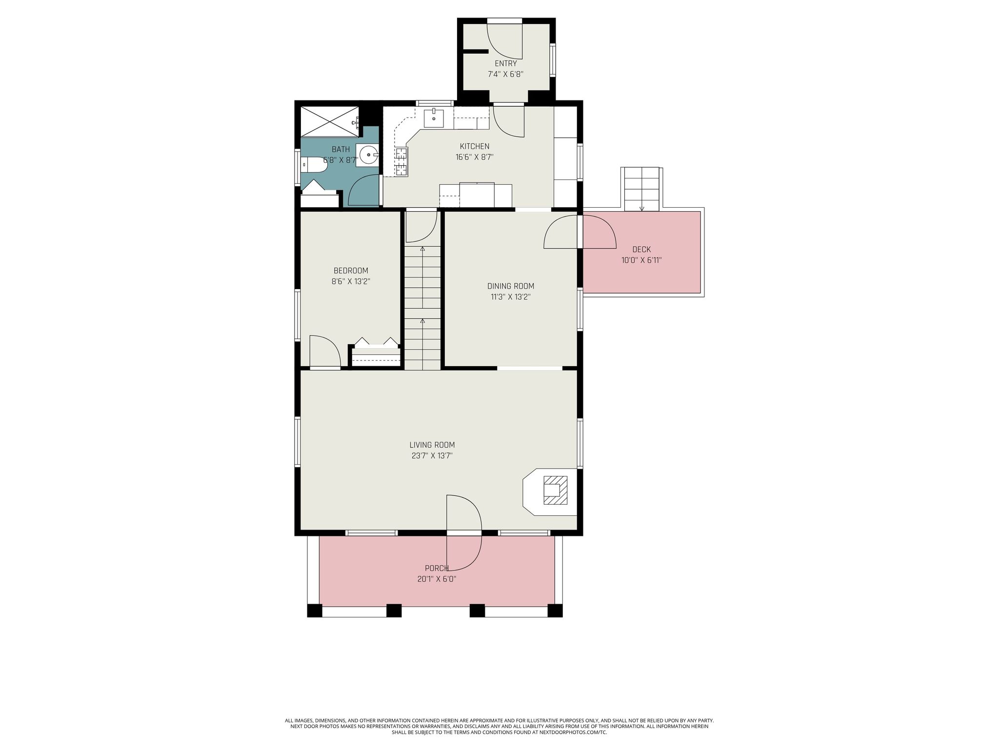 Entry level floor plan