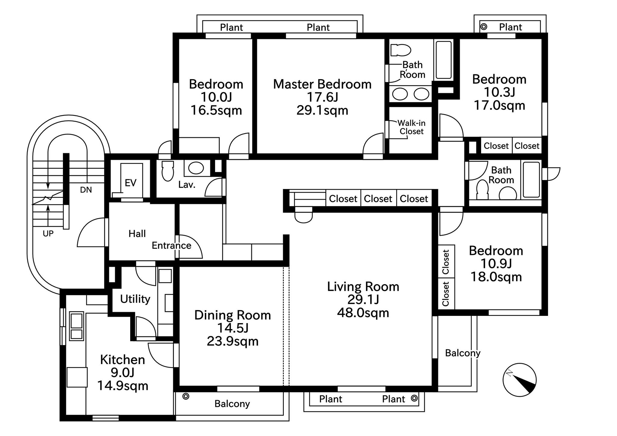 3rd Floor - Floorplan