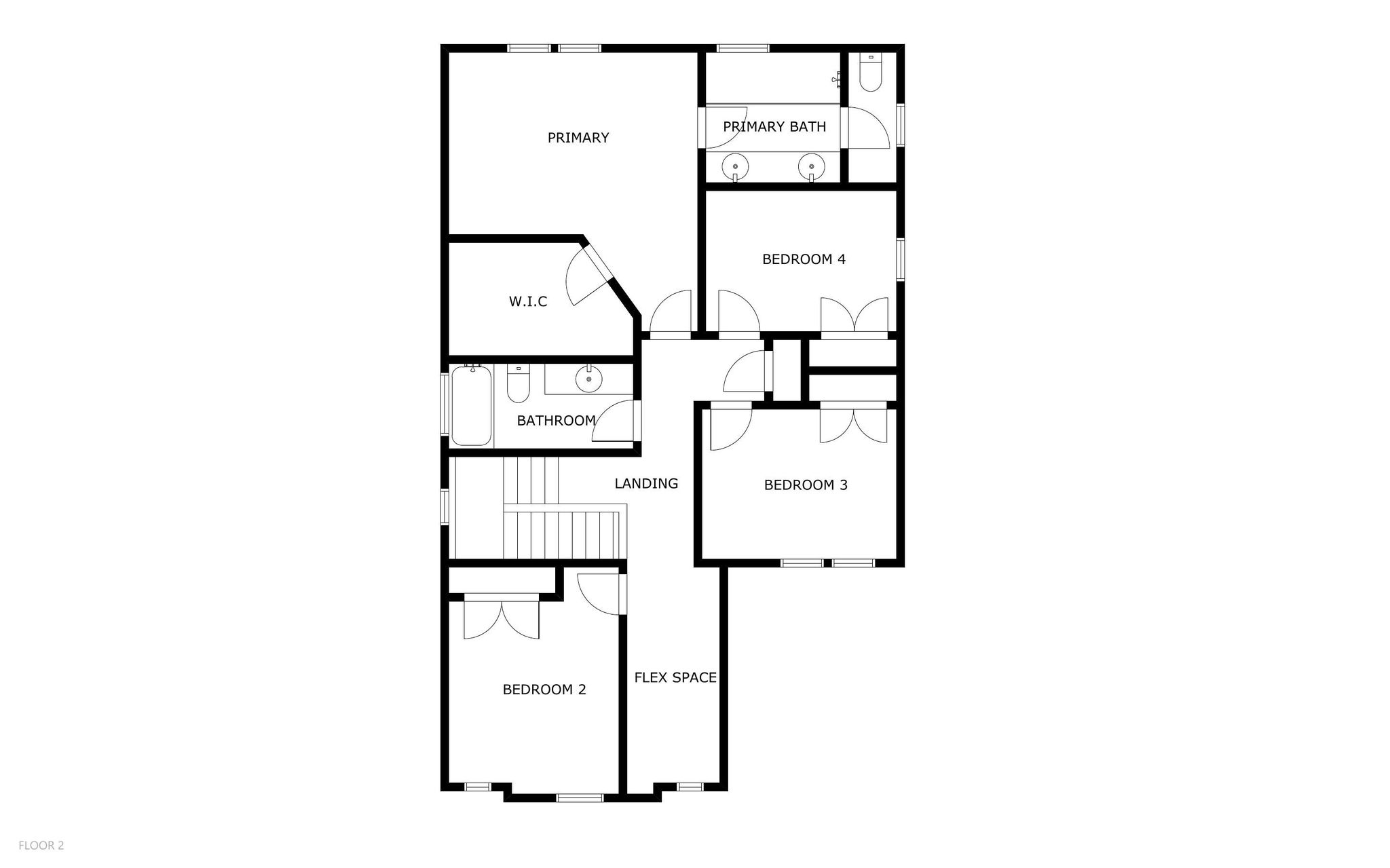 Second Floor  Floor plan 